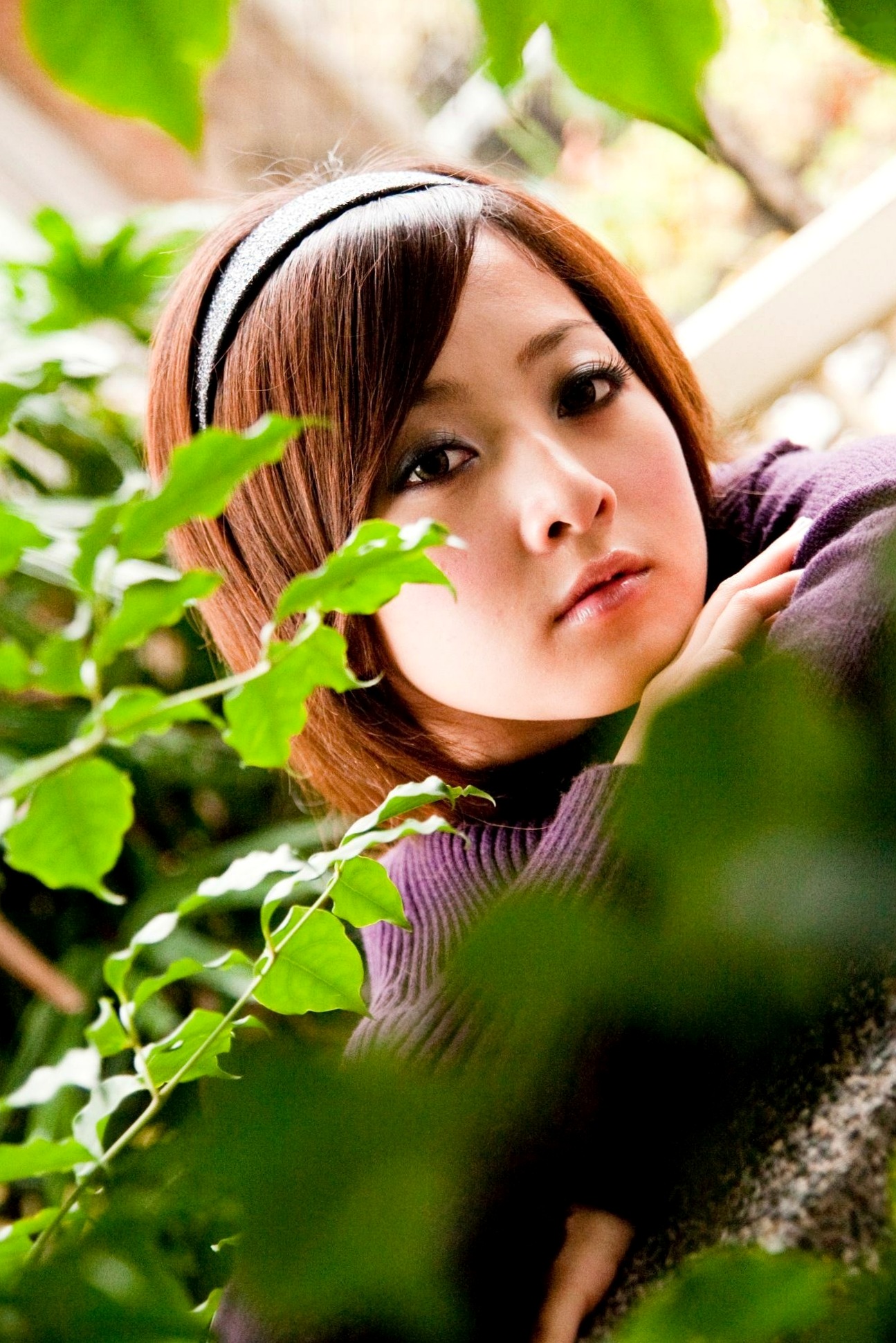 Gallery - 台湾正妹张允霏/张凯洁《台大外拍》第4部，清纯甜美校园摄影写真，优雅针织毛衣秋日街拍合集台湾清纯街拍气质私房照 女神私房照_秀色女神 - image 22