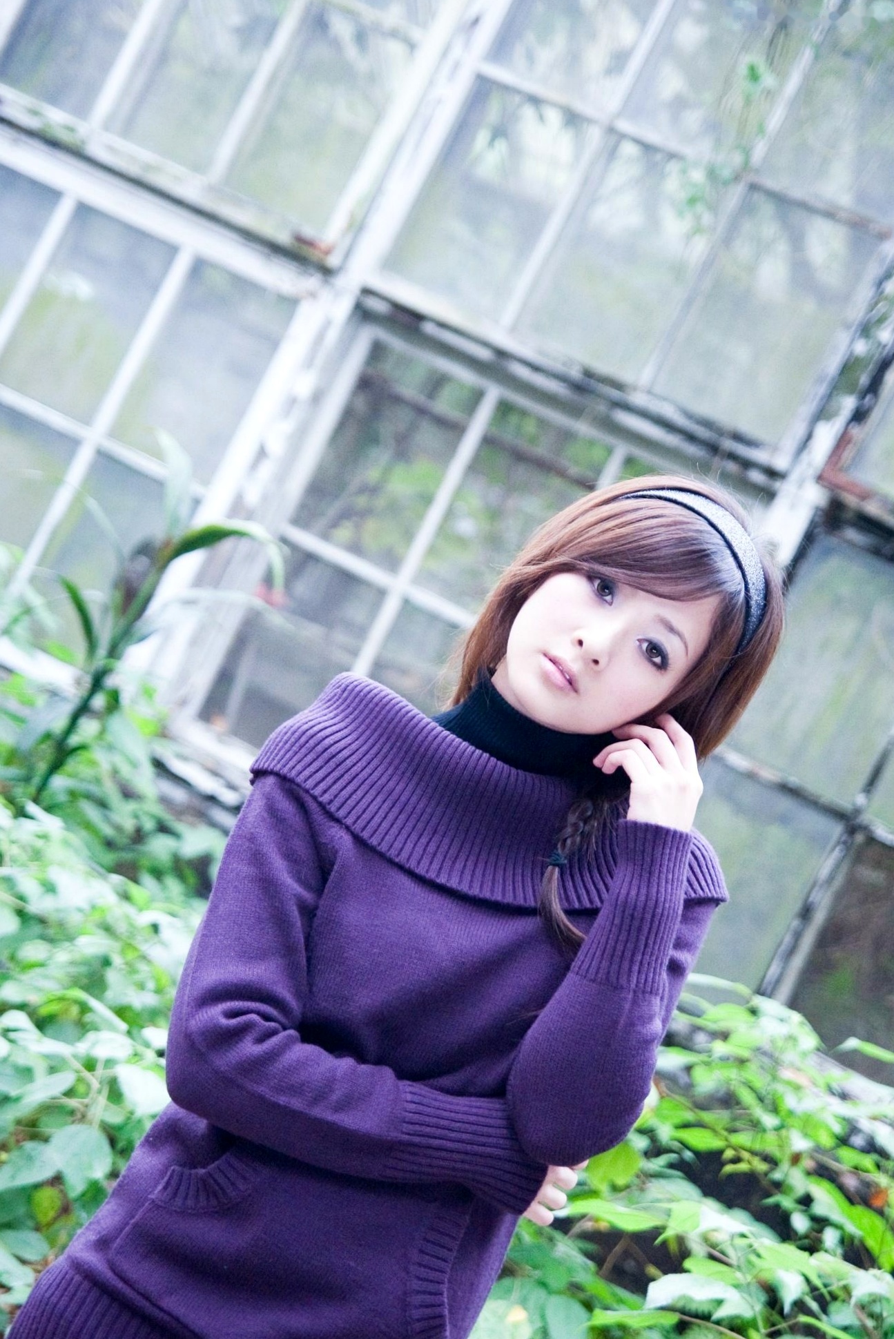 Gallery - 台湾正妹张允霏/张凯洁《台大外拍》第4部，清纯甜美校园摄影写真，优雅针织毛衣秋日街拍合集台湾清纯街拍气质私房照 女神私房照_秀色女神 - image 30