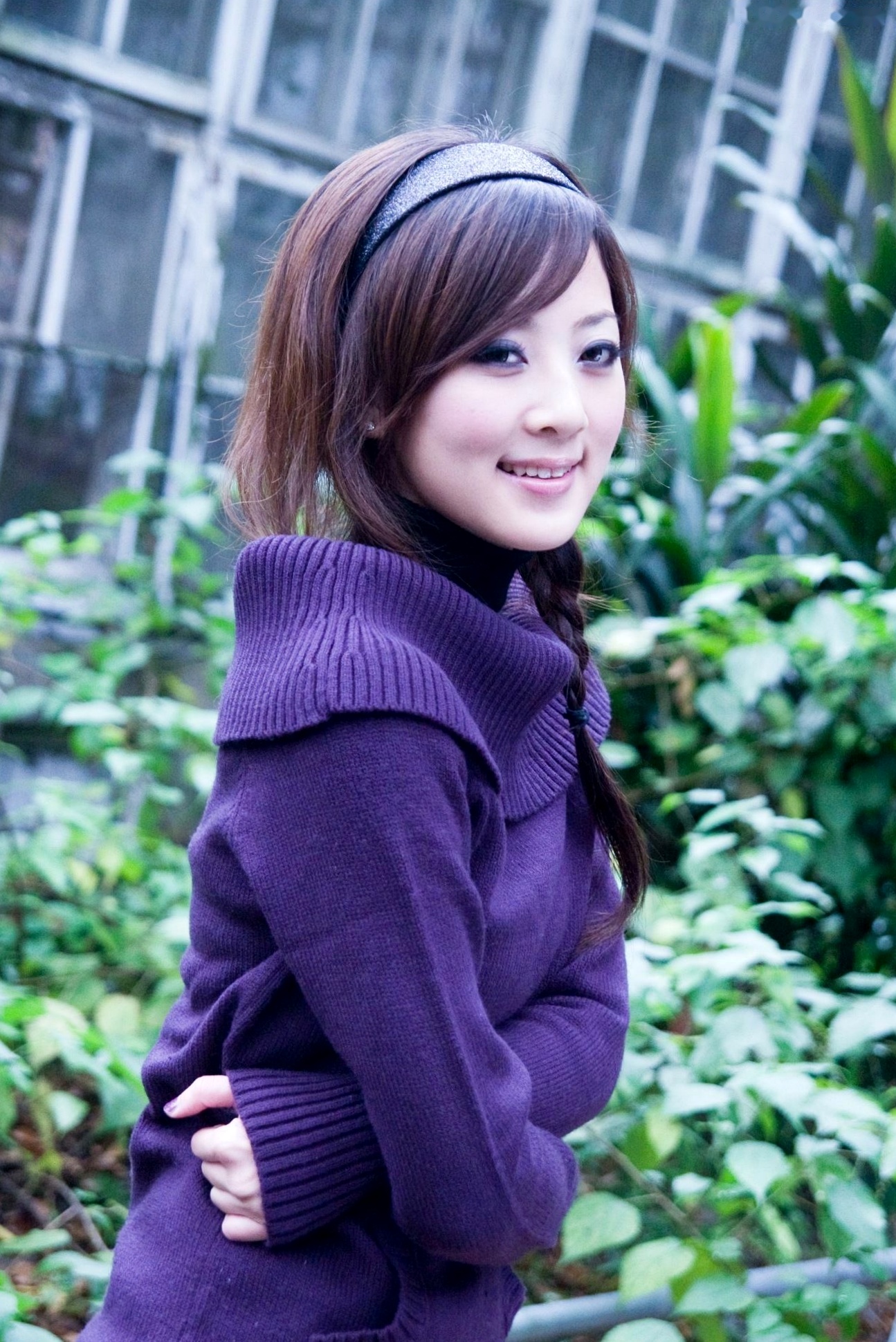 Gallery - 台湾正妹张允霏/张凯洁《台大外拍》第4部，清纯甜美校园摄影写真，优雅针织毛衣秋日街拍合集台湾清纯街拍气质私房照 女神私房照_秀色女神 - image 32