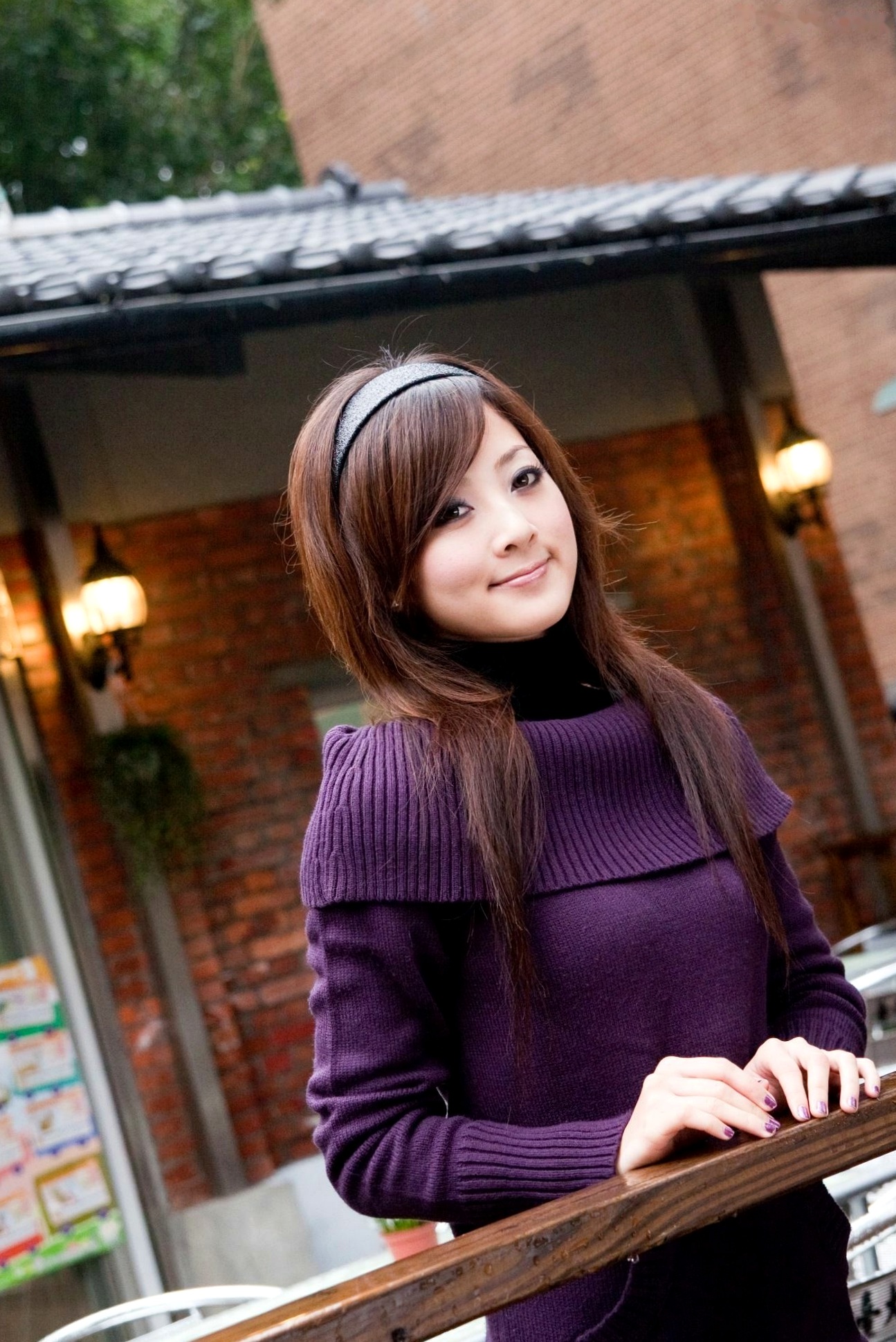 Gallery - 台湾正妹张允霏/张凯洁《台大外拍》第4部，清纯甜美校园摄影写真，优雅针织毛衣秋日街拍合集台湾清纯街拍气质私房照 女神私房照_秀色女神 - image 33