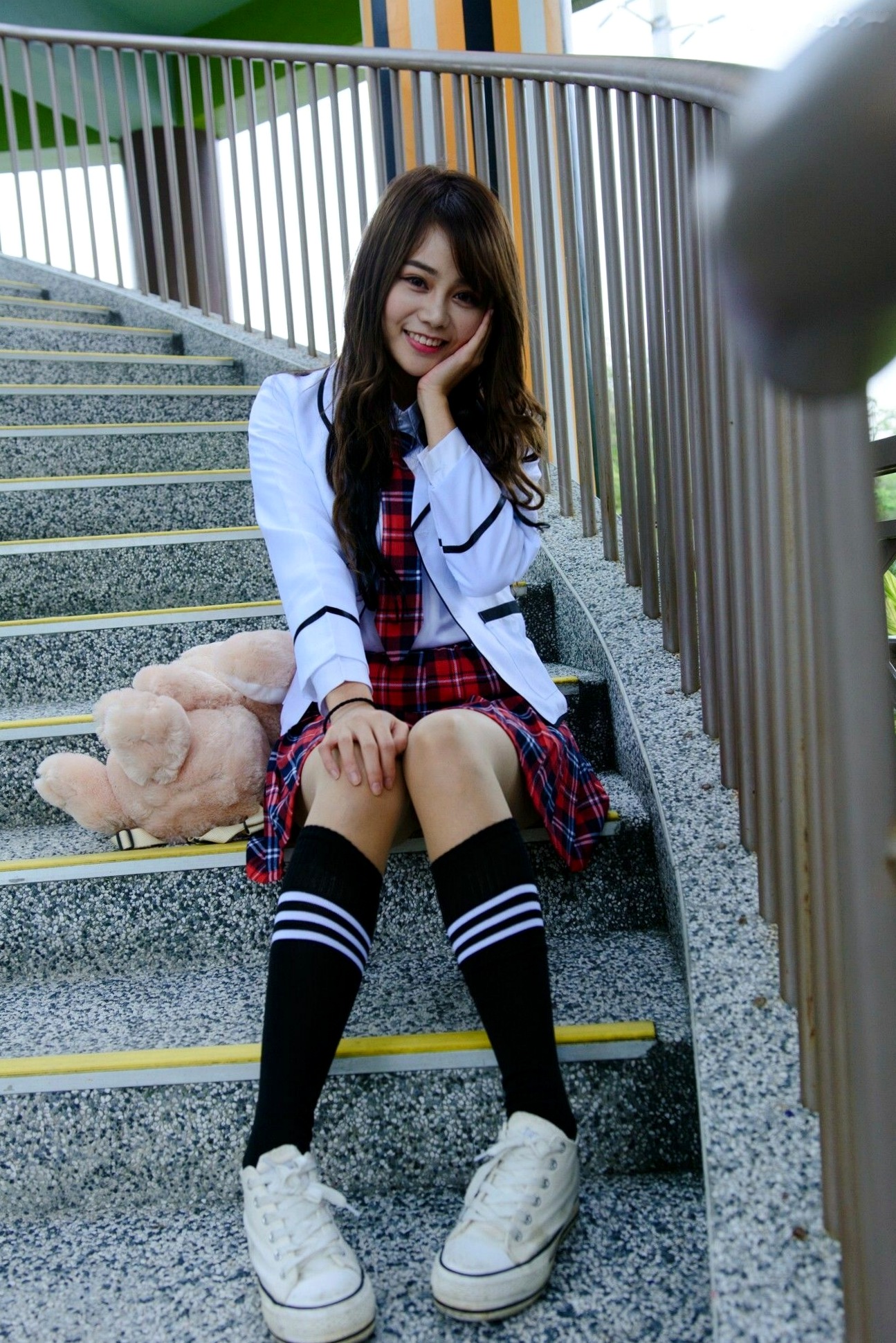 Gallery - 台湾正妹Candy孙卉彤：新儿童乐园清纯JK制服写真，元气满满的校园女神台湾校服制服清纯治愈系 女神私房照_秀色女神 - image 2