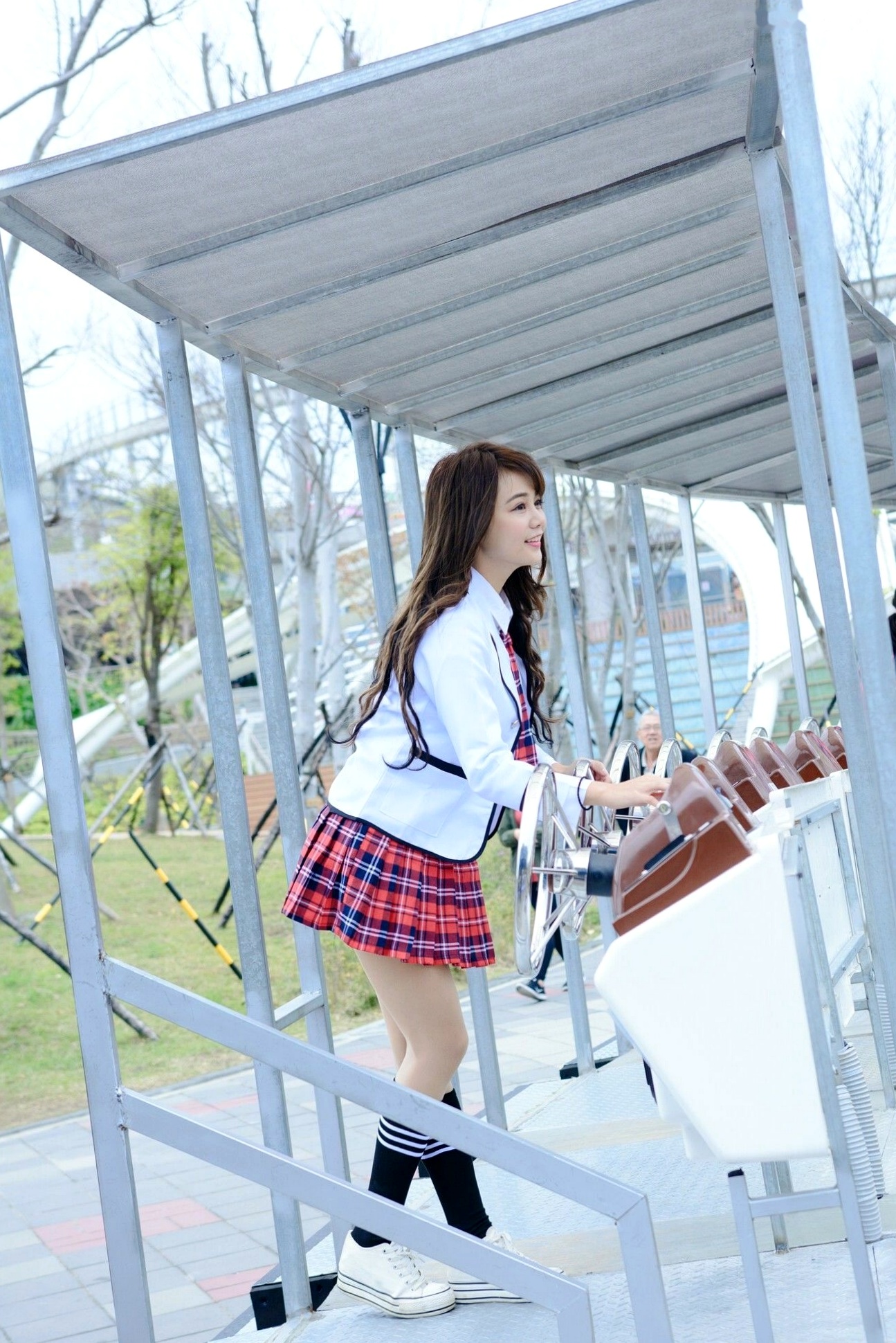Gallery - 台湾正妹Candy孙卉彤：新儿童乐园清纯JK制服写真，元气满满的校园女神台湾校服制服清纯治愈系 女神私房照_秀色女神 - image 10