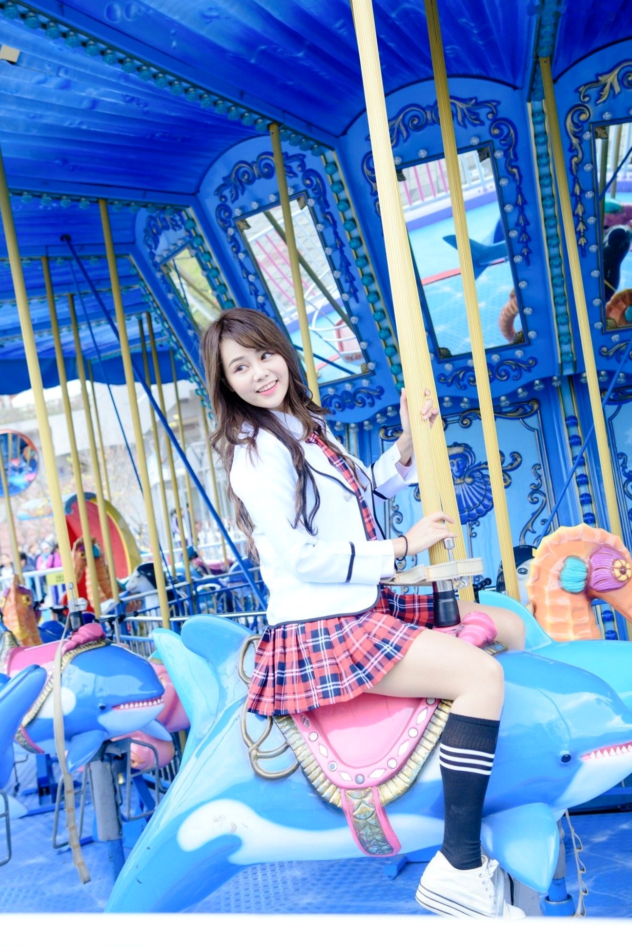 Gallery - 台湾正妹Candy孙卉彤：新儿童乐园清纯JK制服写真，元气满满的校园女神台湾校服制服清纯治愈系 女神私房照_秀色女神 - image 31