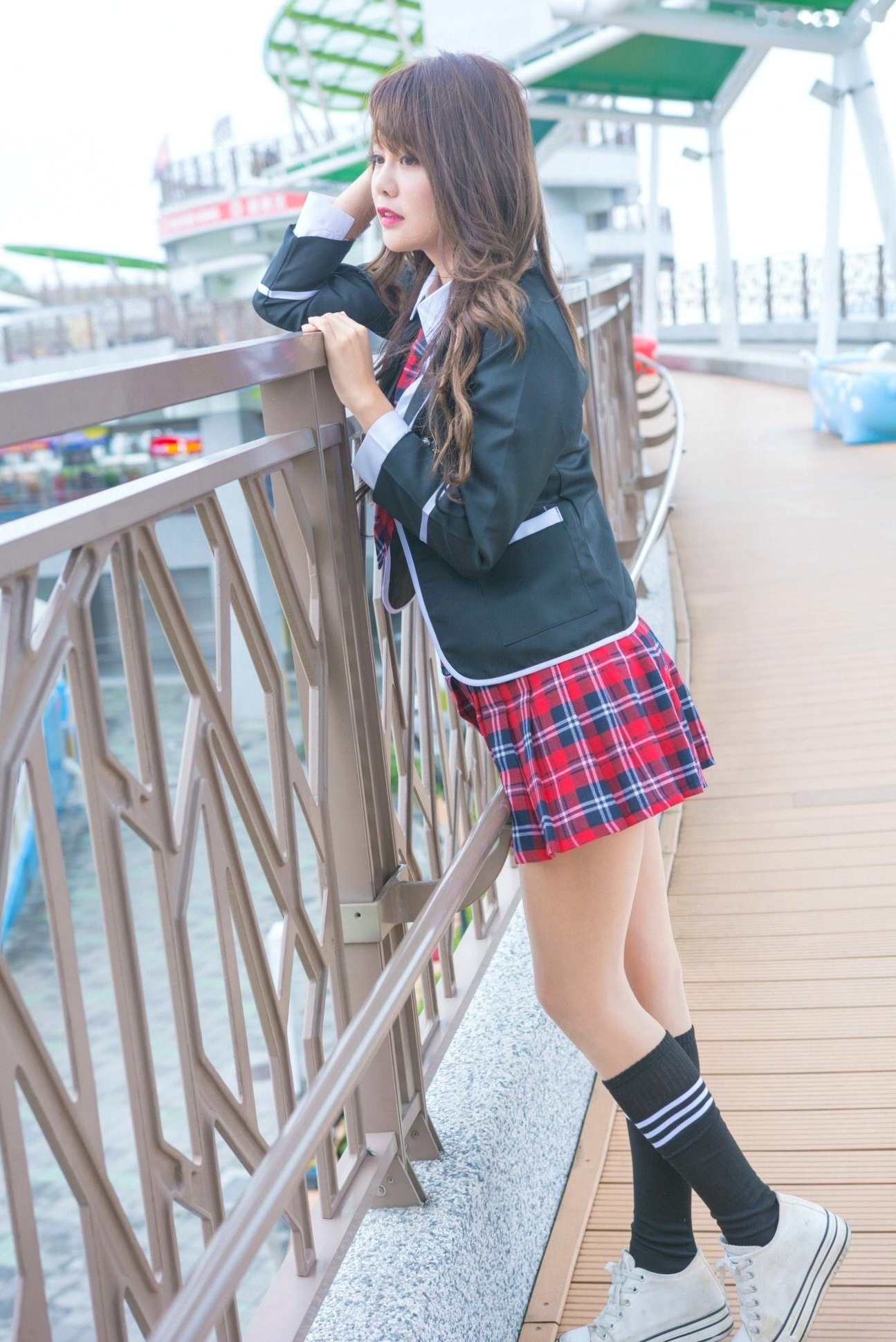 Gallery - 台湾正妹Candy孙卉彤：新儿童乐园清纯JK制服写真，元气满满的校园女神台湾校服制服清纯治愈系 女神私房照_秀色女神 - image 36