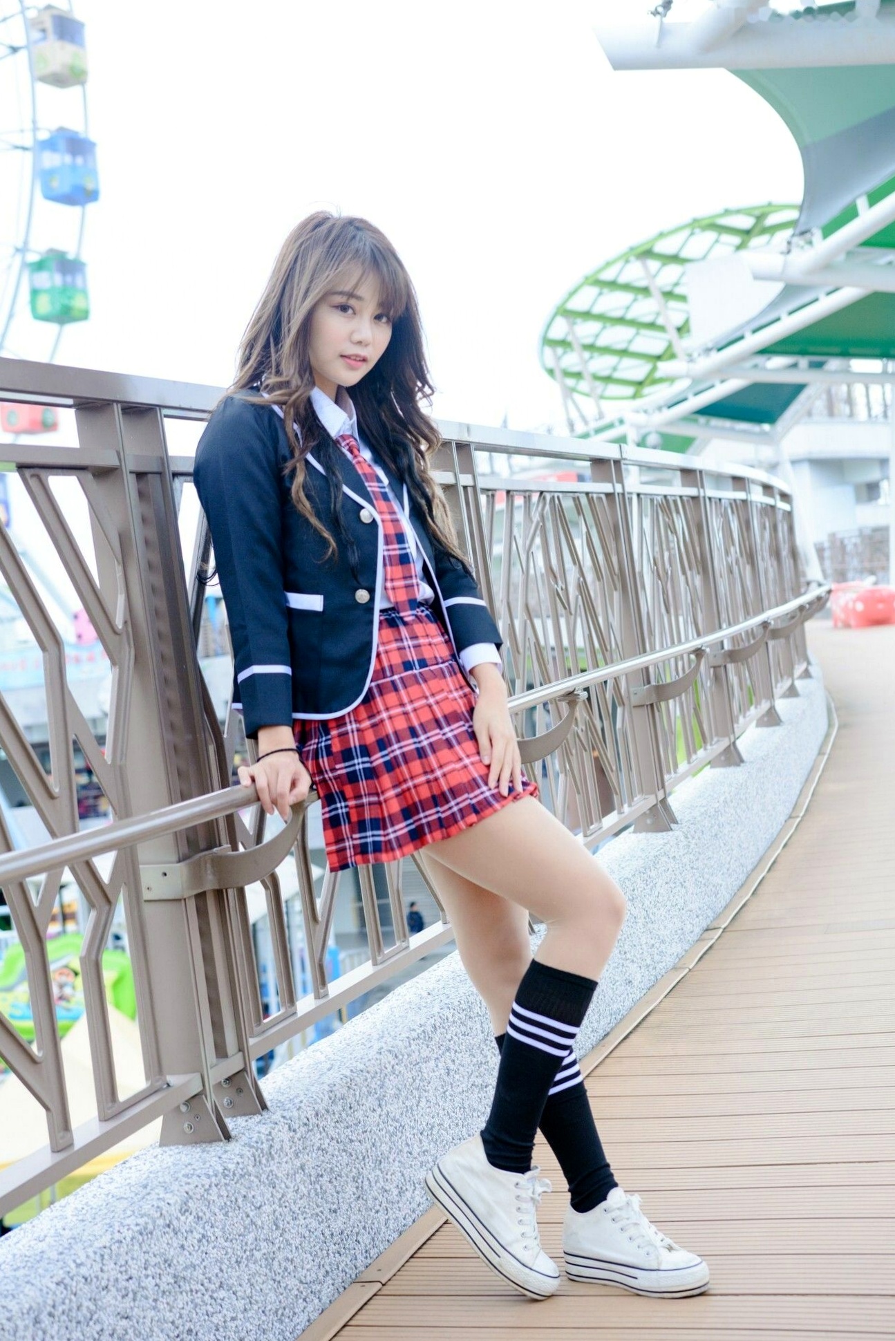 Gallery - 台湾正妹Candy孙卉彤：新儿童乐园清纯JK制服写真，元气满满的校园女神台湾校服制服清纯治愈系 女神私房照_秀色女神 - image 47