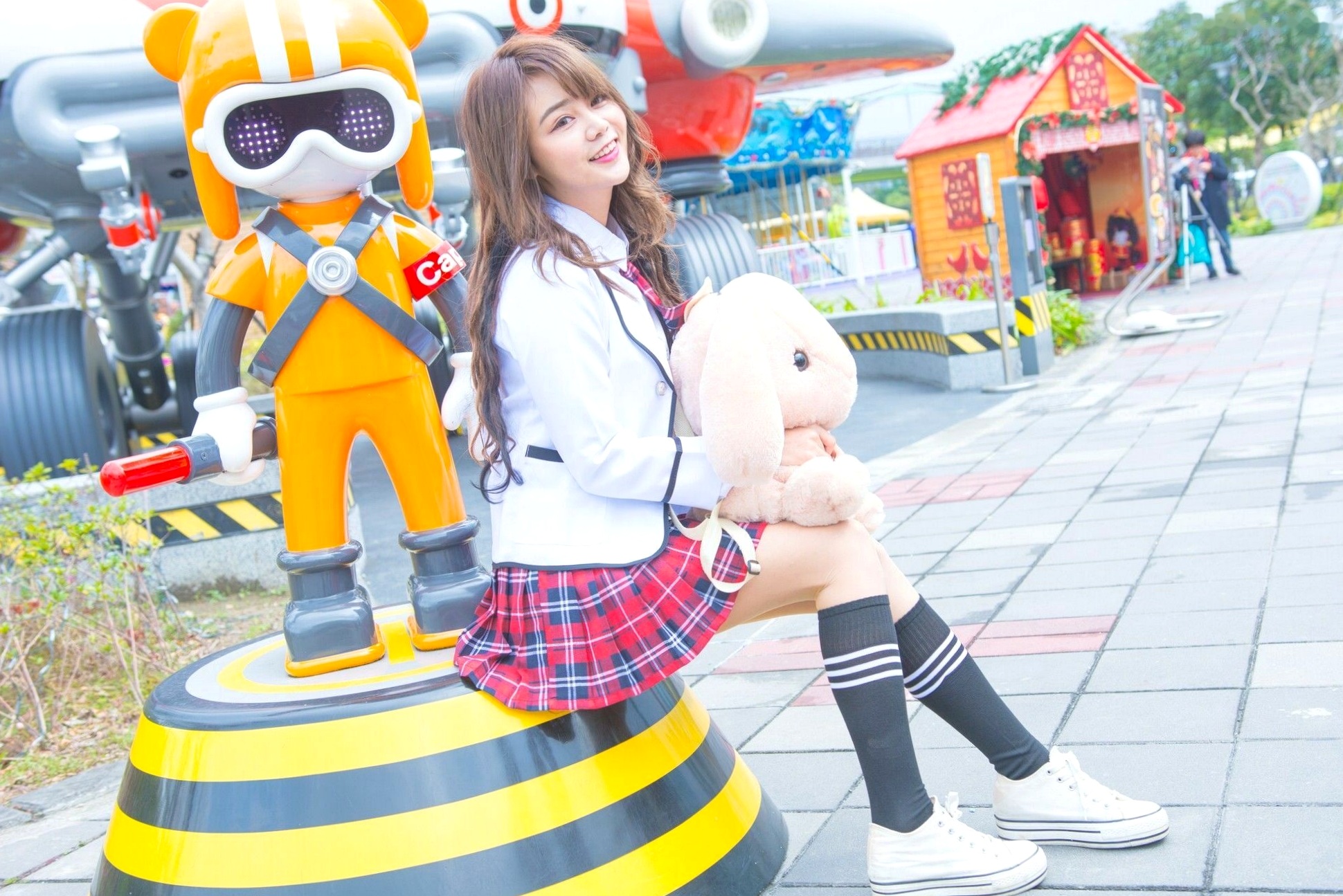 Gallery - 台湾正妹Candy孙卉彤：新儿童乐园清纯JK制服写真，元气满满的校园女神台湾校服制服清纯治愈系 女神私房照_秀色女神 - image 57