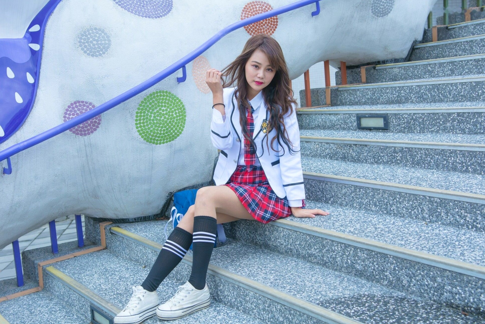 Gallery - 台湾正妹Candy孙卉彤：新儿童乐园清纯JK制服写真，元气满满的校园女神台湾校服制服清纯治愈系 女神私房照_秀色女神 - image 82