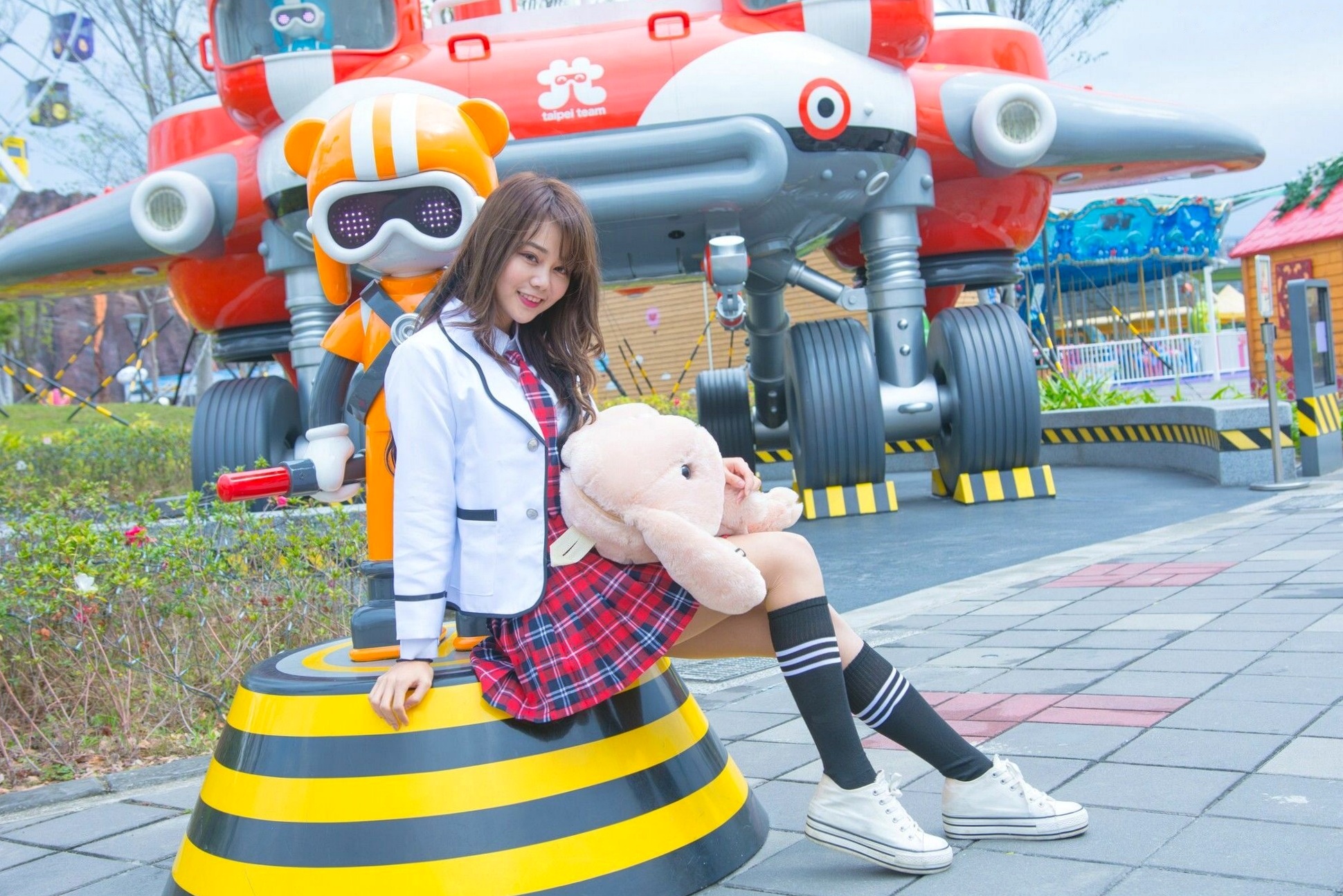 Gallery - 台湾正妹Candy孙卉彤：新儿童乐园清纯JK制服写真，元气满满的校园女神台湾校服制服清纯治愈系 女神私房照_秀色女神 - image 88