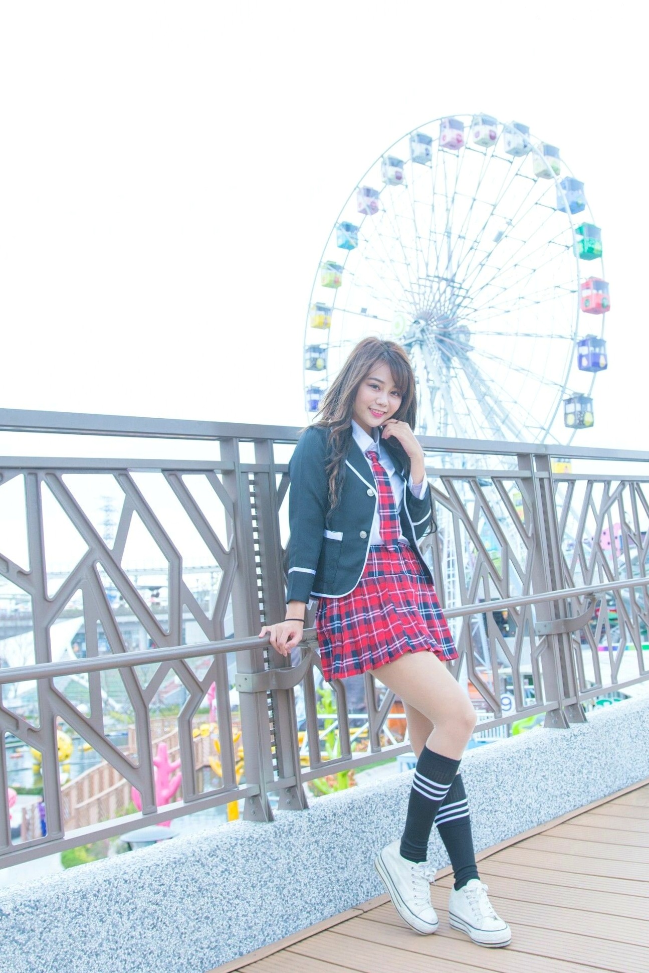 Gallery - 台湾正妹Candy孙卉彤：新儿童乐园清纯JK制服写真，元气满满的校园女神台湾校服制服清纯治愈系 女神私房照_秀色女神 - image 95