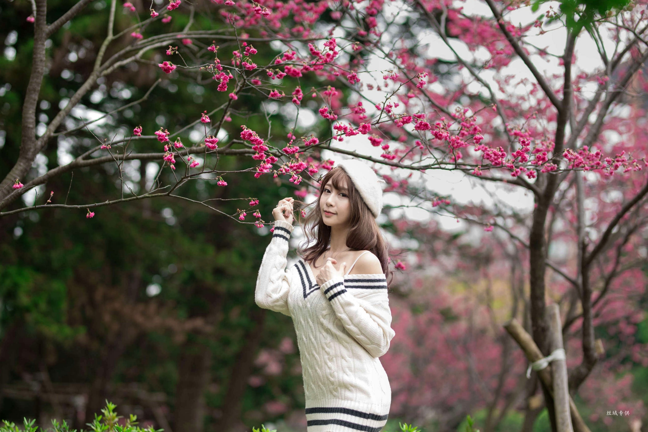 Gallery - 台湾正妹陈奕洁《中正纪念堂》花海户外私房写真，清新甜美气质名媛街拍套图台湾气质清新户外女神清纯街拍 女神私房照_秀色女神 - image 11