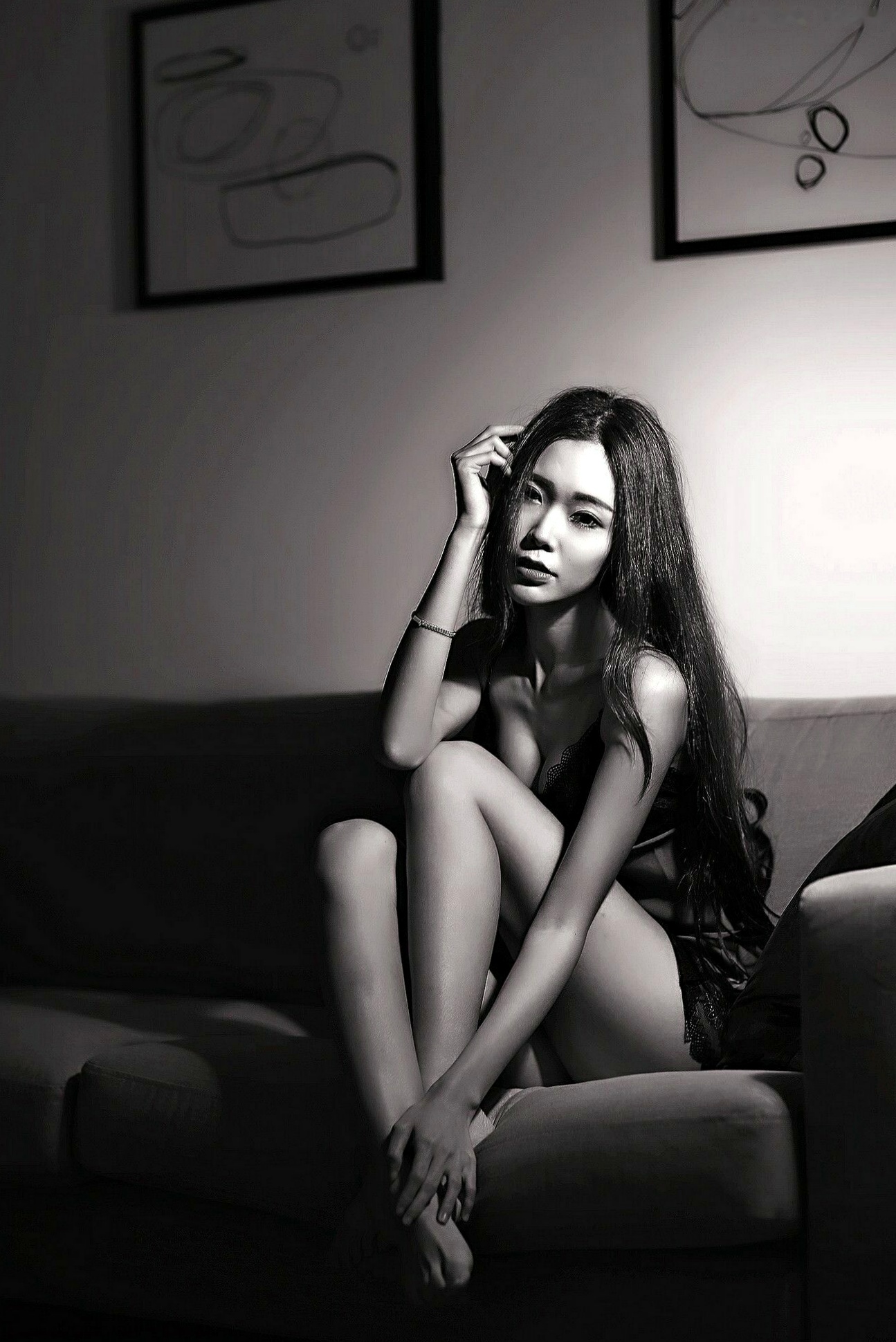 Gallery - 黄上晏Rubis私房性感写真：白衬衫制服诱惑与魅惑蕾丝睡衣合集，尽显完美曲线与女神气质台湾性感诱惑私房照女神 女神私房照_秀色女神 - image 8