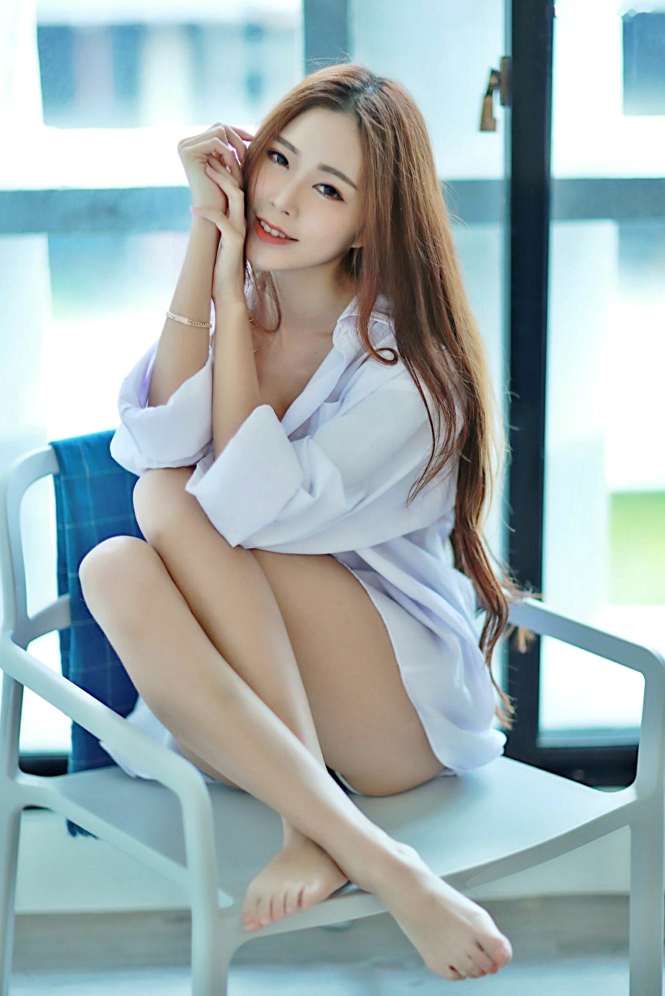 Gallery - 黄上晏Rubis私房性感写真：白衬衫制服诱惑与魅惑蕾丝睡衣合集，尽显完美曲线与女神气质台湾性感诱惑私房照女神 女神私房照_秀色女神 - image 34