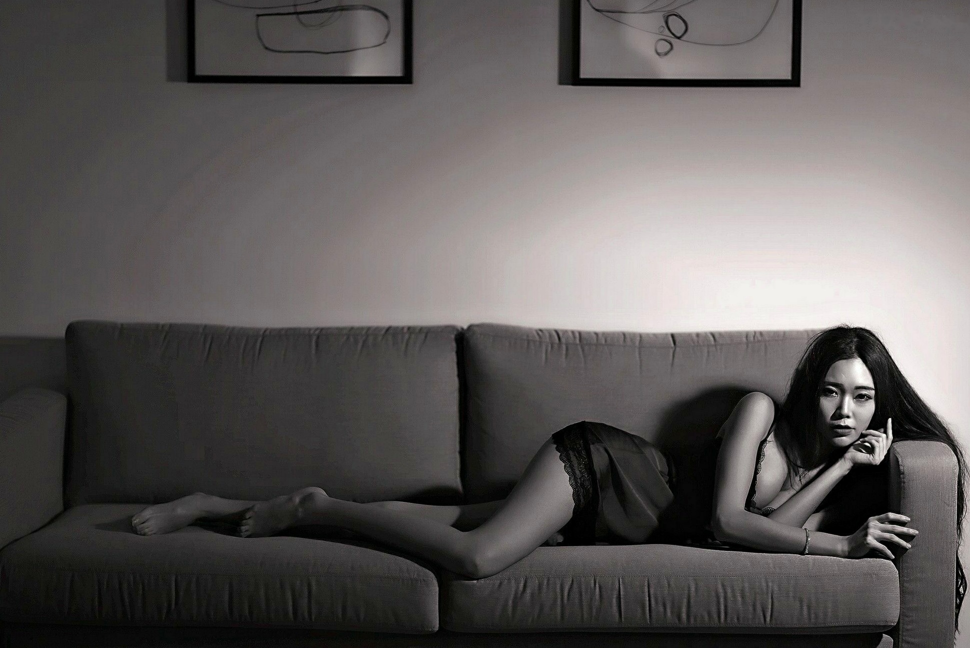 Gallery - 黄上晏Rubis私房性感写真：白衬衫制服诱惑与魅惑蕾丝睡衣合集，尽显完美曲线与女神气质台湾性感诱惑私房照女神 女神私房照_秀色女神 - image 41