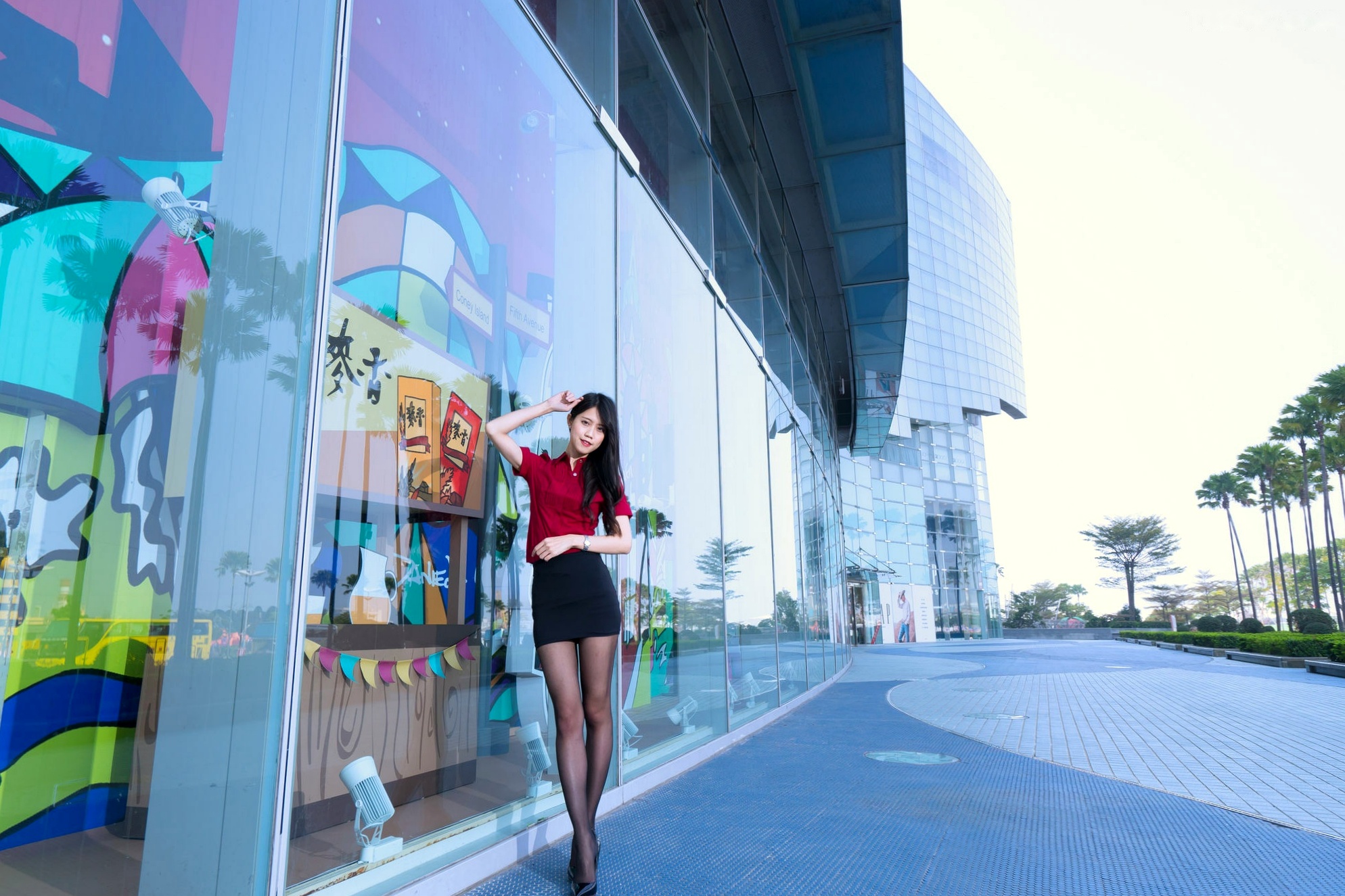 Gallery - 台湾正妹Candy宝儿职场OL风写真：梦时代公园街拍，黑丝美腿展现迷人御姐魅力台湾街拍丝袜气质御女郎 - Royal Lady  女神私房照_秀色女神 - image 66