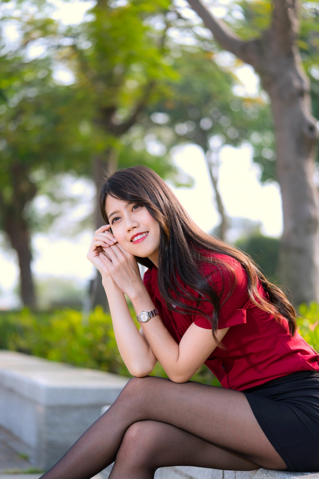Gallery - 台湾正妹Candy宝儿职场OL风写真：梦时代公园街拍，黑丝美腿展现迷人御姐魅力台湾街拍丝袜气质御女郎 - Royal Lady  女神私房照_秀色女神 - image 74