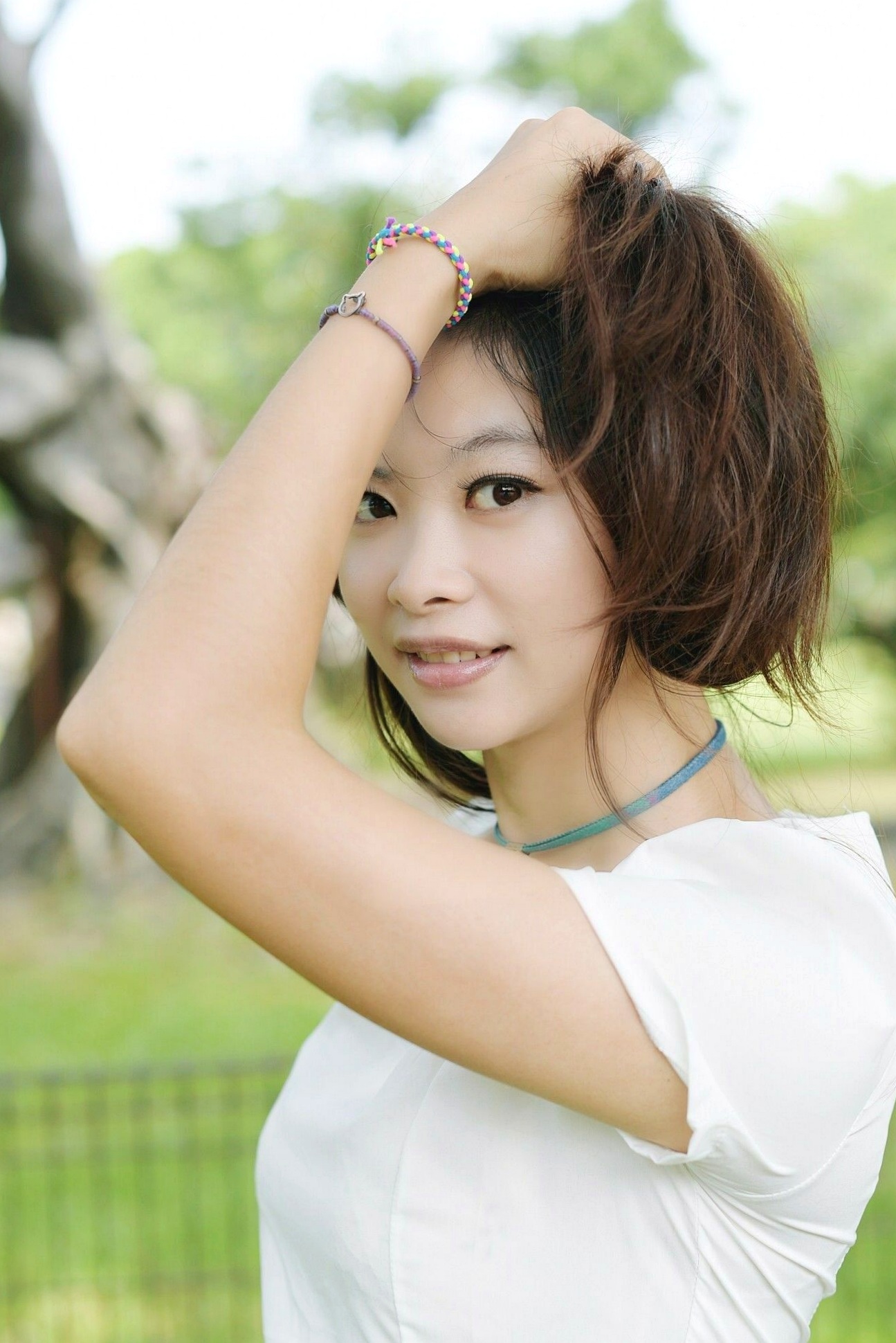 Gallery - 台湾正妹小雯成大校外拍制服写真，青春学妹校服诱惑秀精致美腿，清新校园风系列写真集台湾清纯制服校服美腿 女神私房照_秀色女神 - image 11
