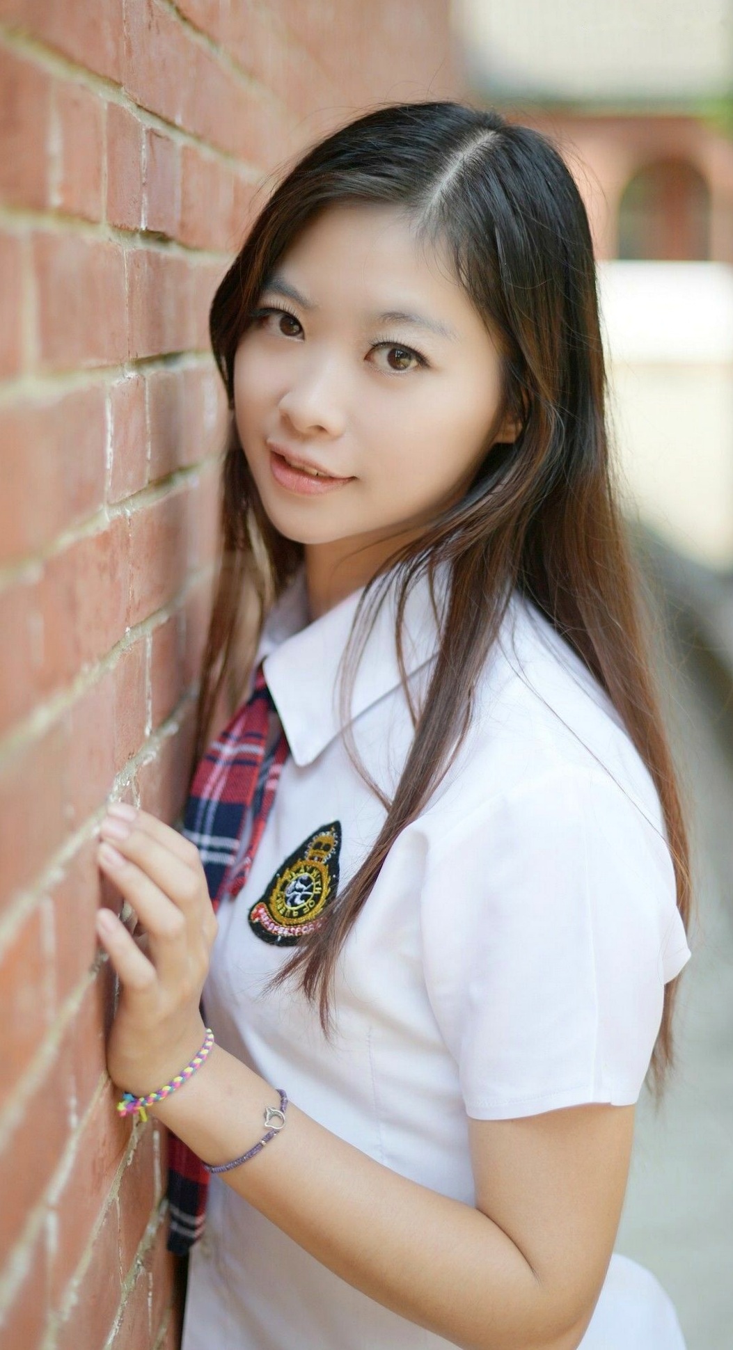 Gallery - 台湾正妹小雯成大校外拍制服写真，青春学妹校服诱惑秀精致美腿，清新校园风系列写真集台湾清纯制服校服美腿 女神私房照_秀色女神 - image 43