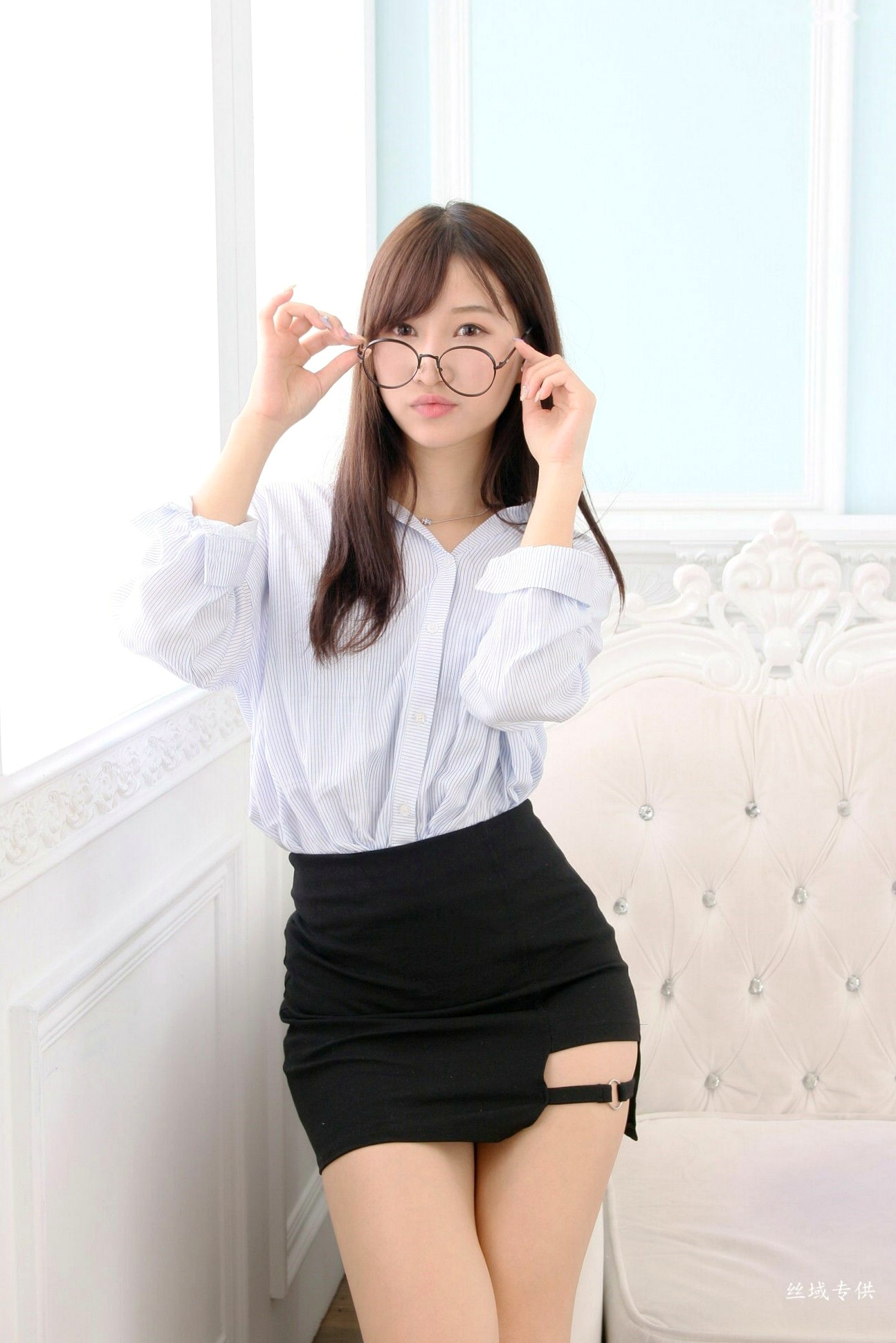 Gallery - 台湾正妹小筑兒《55棚拍》高跟OL职业装私房写真集，利落干练尽显职场气质，极品美腿演绎清纯与诱惑台湾气质美腿制服私房照 女神私房照_秀色女神 - image 7