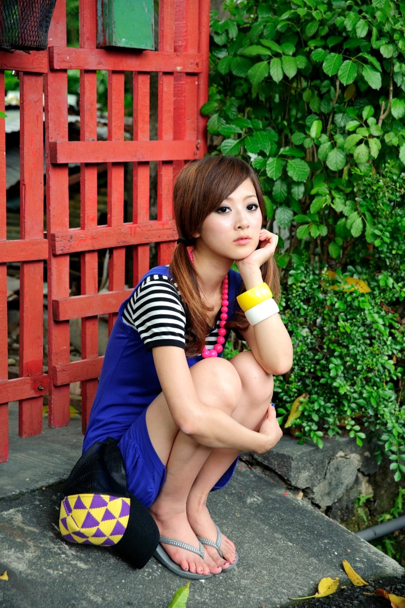 Gallery - 台湾正妹组合果子、小品、兔兔《国光社区外拍》第II部，清新甜美街拍写真，展现邻家青春活力台湾街拍清新治愈系 女神私房照_秀色女神 - image 13