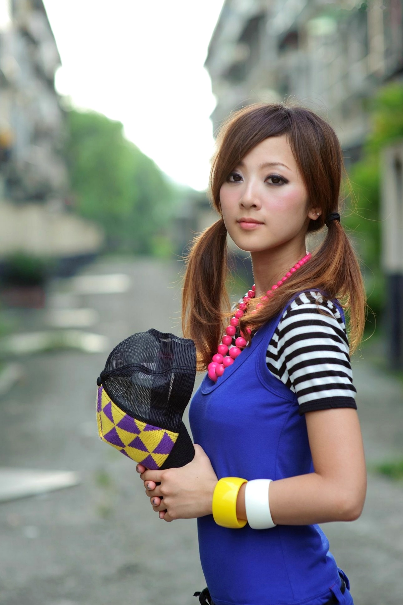 Gallery - 台湾正妹组合果子、小品、兔兔《国光社区外拍》第II部，清新甜美街拍写真，展现邻家青春活力台湾街拍清新治愈系 女神私房照_秀色女神 - image 22