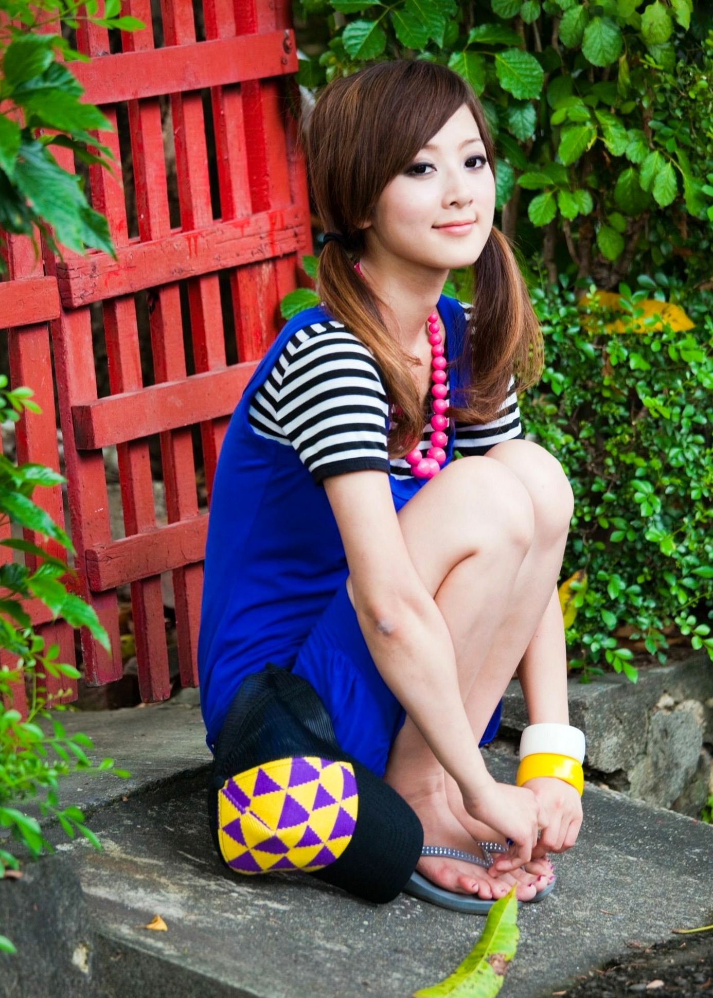 Gallery - 台湾正妹组合果子、小品、兔兔《国光社区外拍》第II部，清新甜美街拍写真，展现邻家青春活力台湾街拍清新治愈系 女神私房照_秀色女神 - image 81