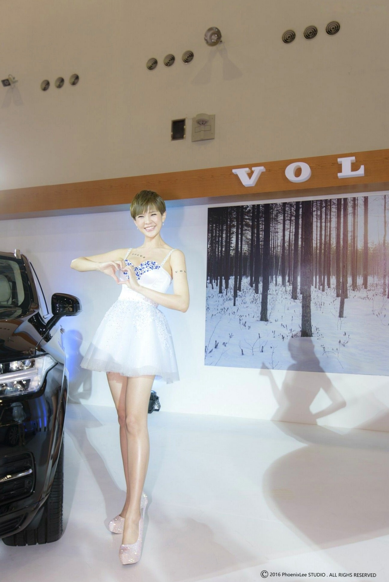 Gallery - 2017高雄新车大展美女车模高清图集，台湾气质正妹身着职业礼服秀美腿，高端车展现场实拍[65P]台湾气质美腿丝袜性感 女神私房照_秀色女神 - image 14