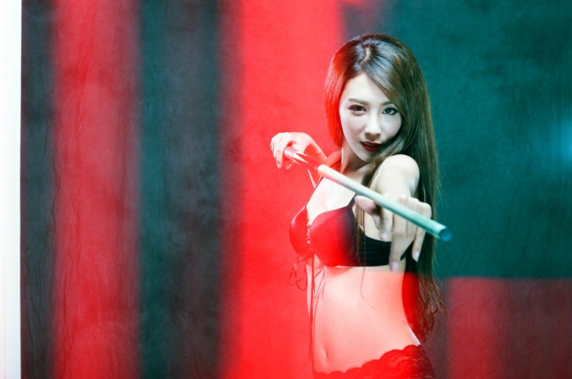 Gallery - 台湾正妹Miso夏晴性感私房黑丝内衣与野性迷彩女兵角色扮演写真台湾性感诱惑制服私房照 女神私房照_秀色女神 - image 68