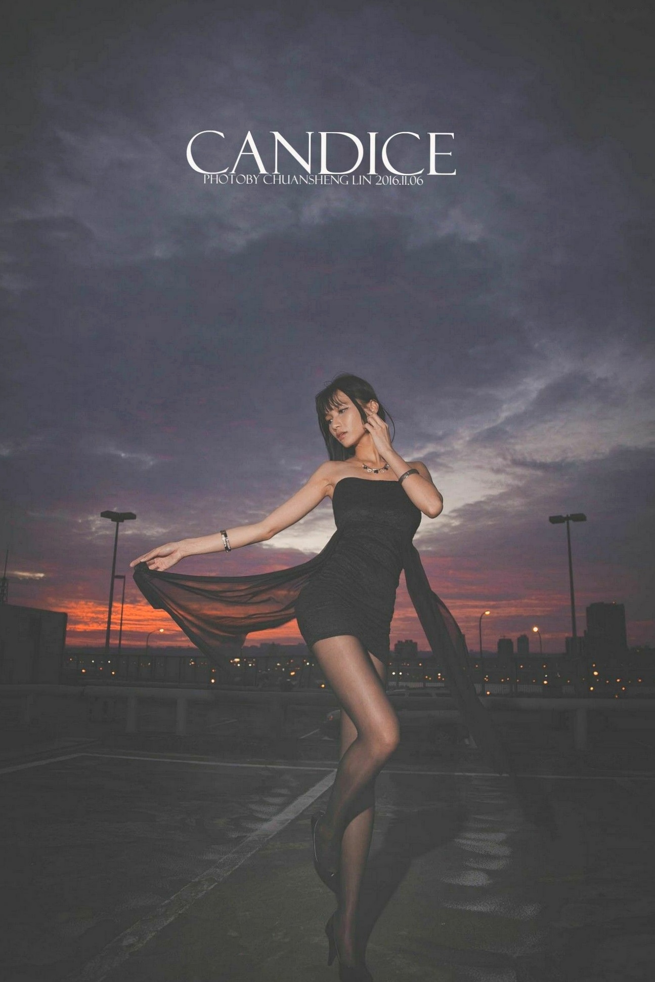 Gallery - 台湾正妹蔡译心Candice车内与户外赛车旗拍摄，职场风黑丝美腿极致诱惑，御姐气质写真台湾美腿黑丝性感诱惑 女神私房照_秀色女神 - image 84