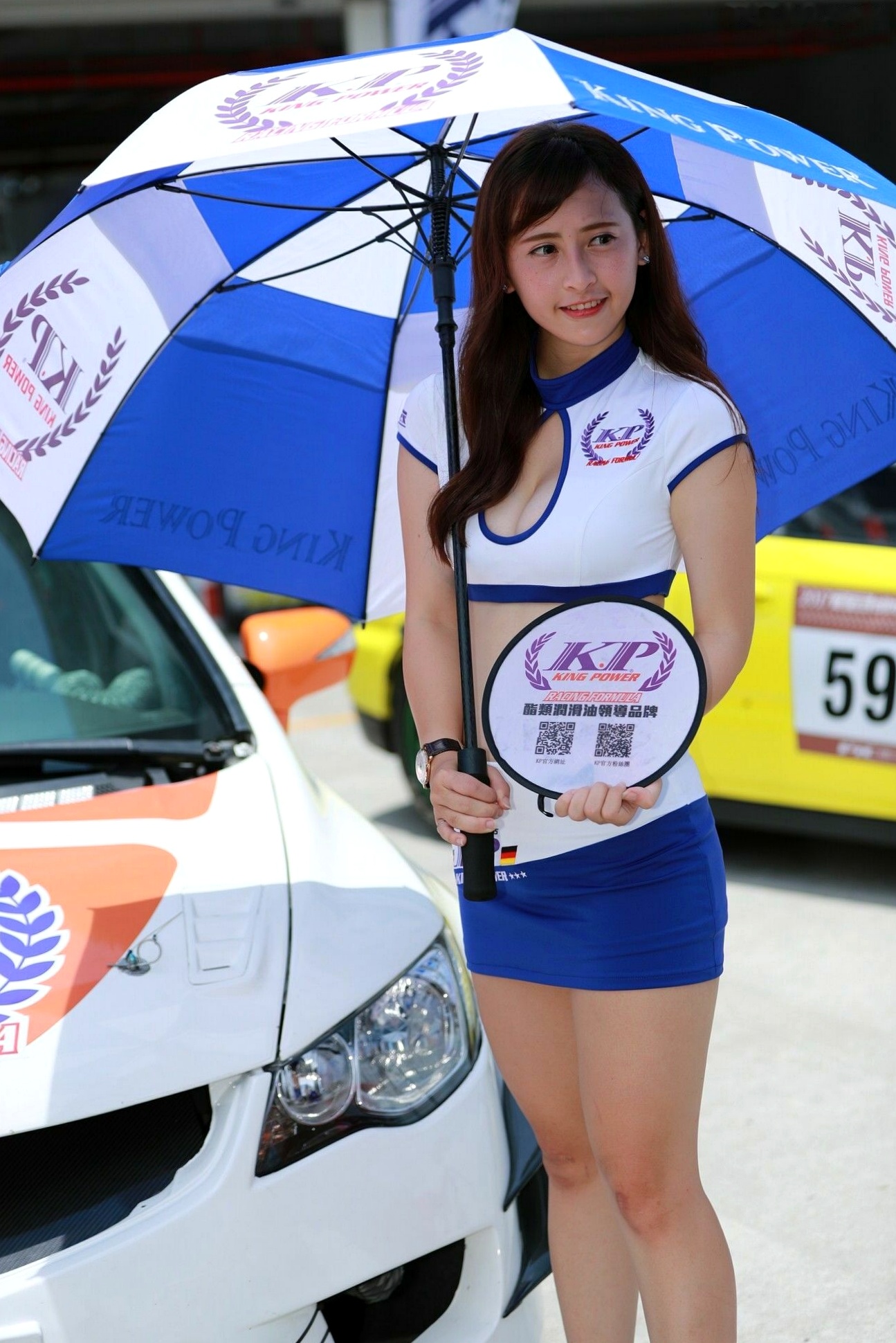 Gallery - 台湾正妹赛车女郎：TSF-R2台湾大赛车第二站，性感制服模特 - model现场高清图集 [150P]台湾制服性感美腿 女神私房照_秀色女神 - image 58