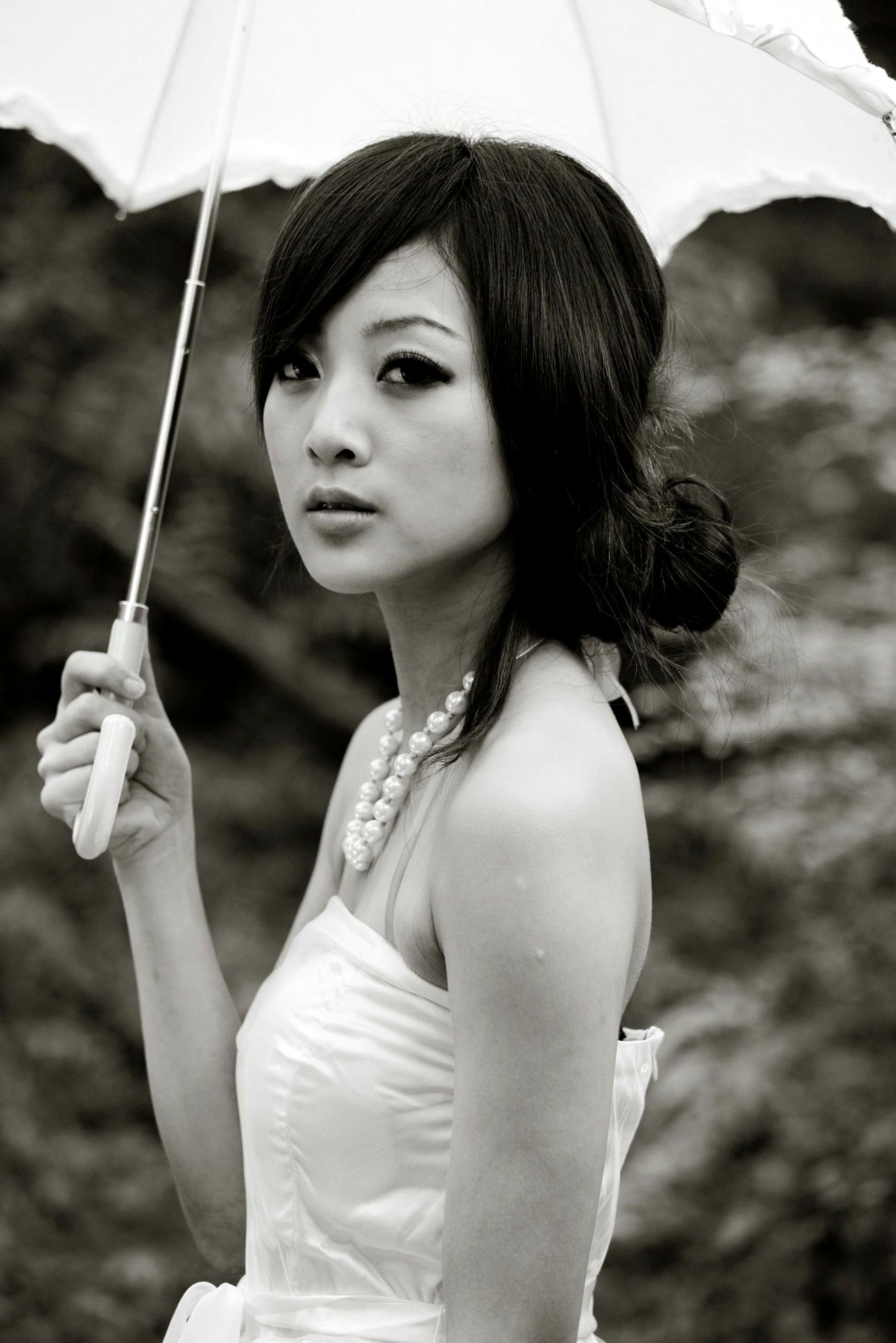 Gallery - 台湾正妹Mikako张凯洁黑白摄影写真_阳明山竹子湖唯美外拍_冷艳气质私房女神集锦台湾气质户外私房照冷艳 女神私房照_秀色女神 - image 38