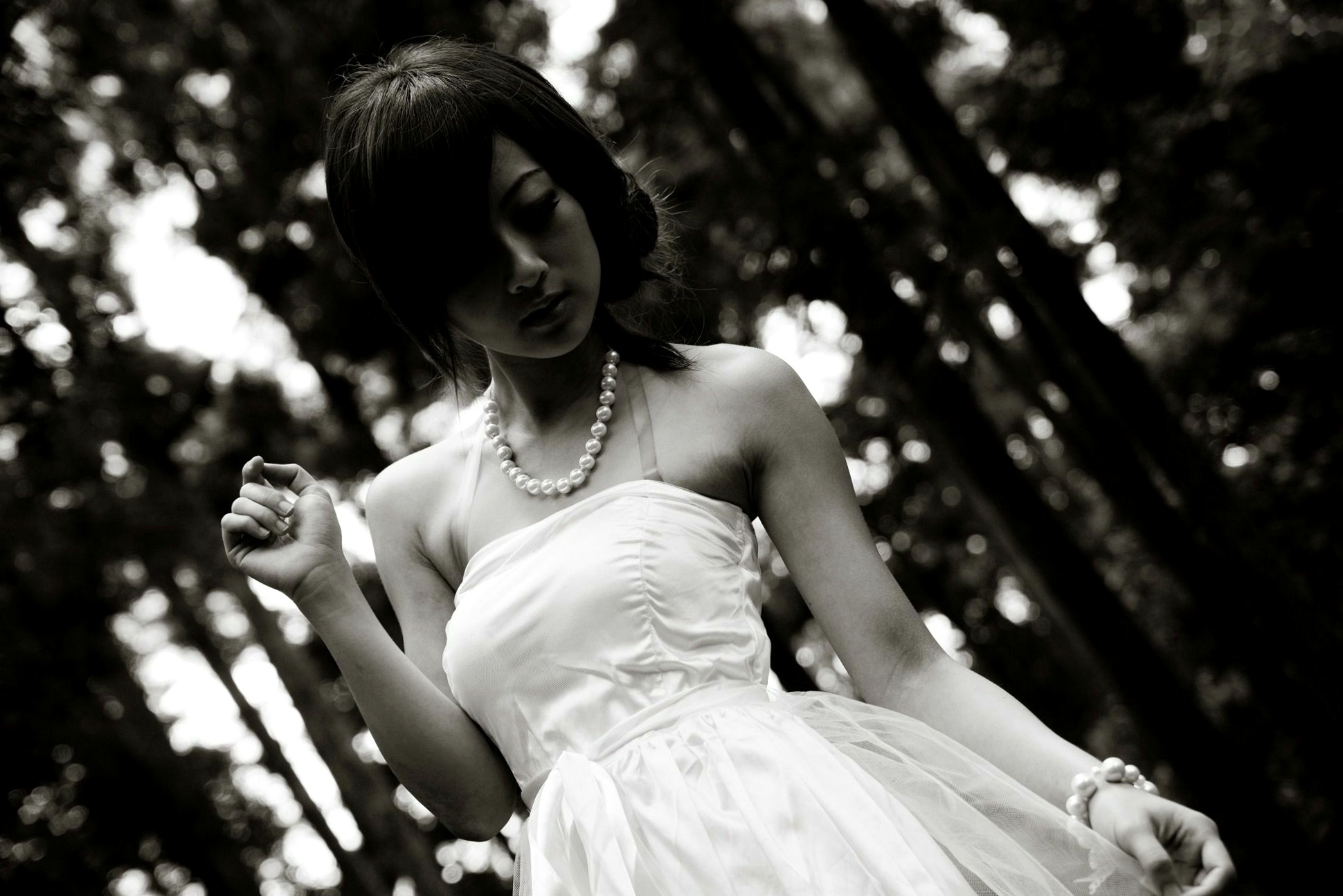 Gallery - 台湾正妹Mikako张凯洁黑白摄影写真_阳明山竹子湖唯美外拍_冷艳气质私房女神集锦台湾气质户外私房照冷艳 女神私房照_秀色女神 - image 43