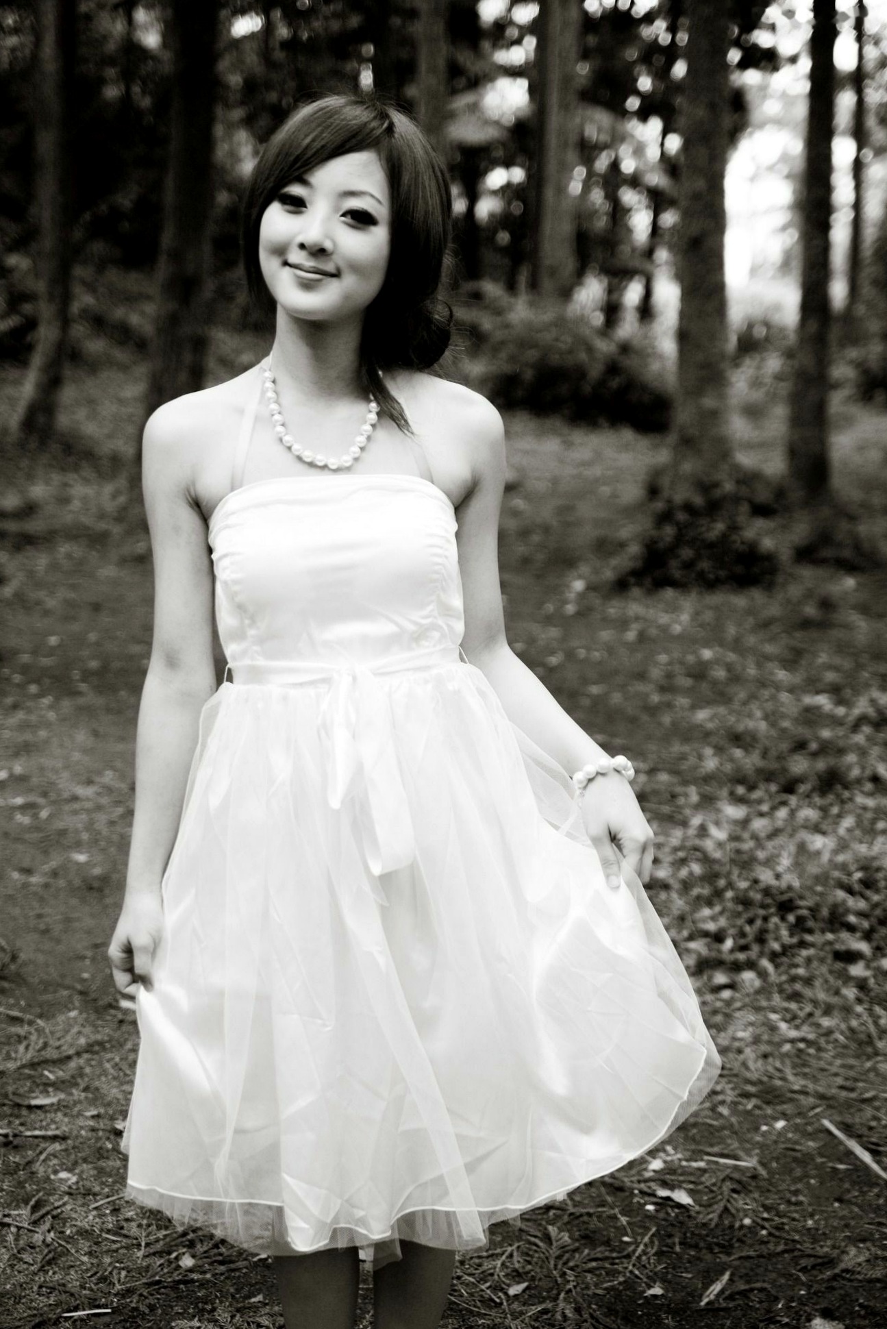 Gallery - 台湾正妹Mikako张凯洁黑白摄影写真_阳明山竹子湖唯美外拍_冷艳气质私房女神集锦台湾气质户外私房照冷艳 女神私房照_秀色女神 - image 47