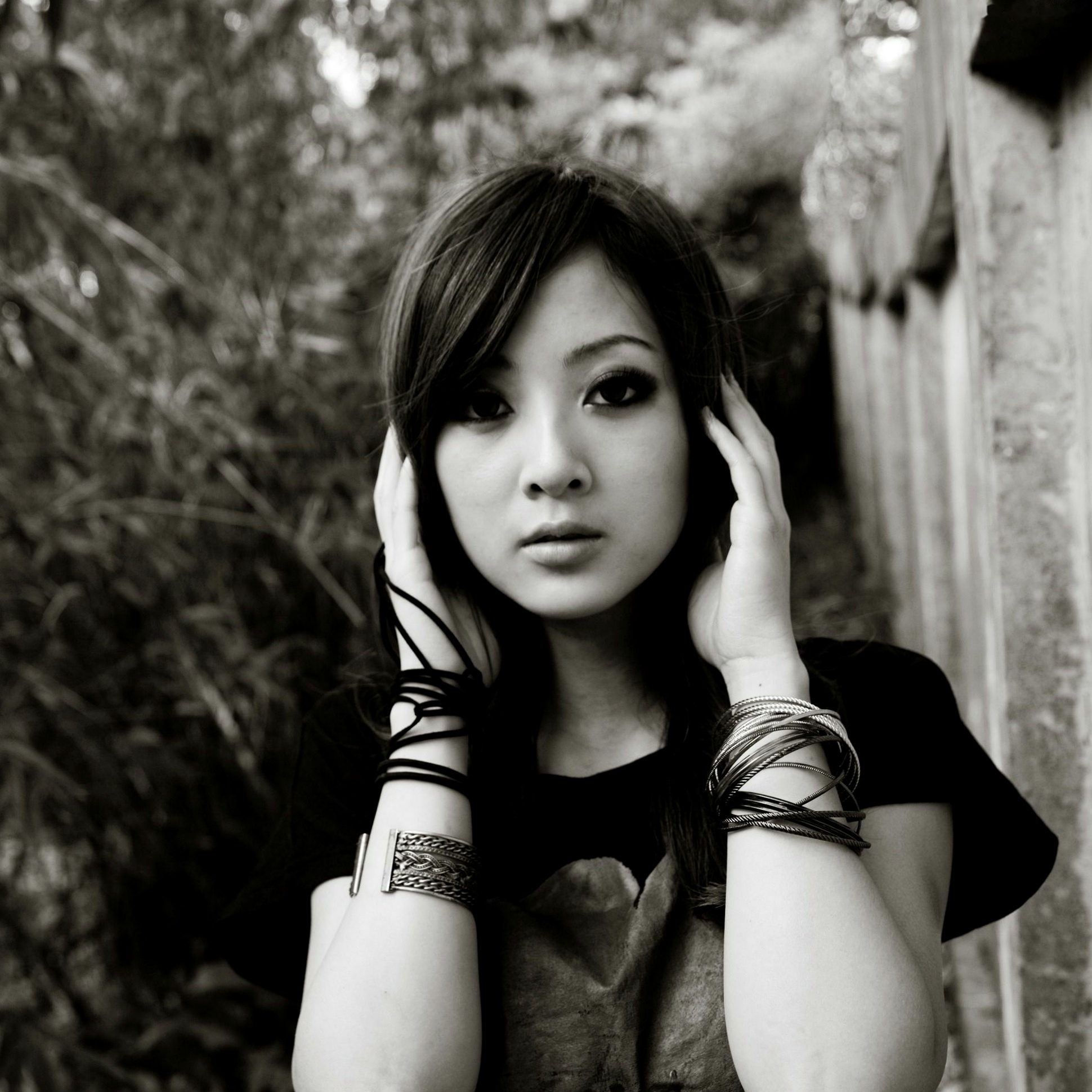 Gallery - 台湾正妹Mikako张凯洁黑白摄影写真_阳明山竹子湖唯美外拍_冷艳气质私房女神集锦台湾气质户外私房照冷艳 女神私房照_秀色女神 - image 72