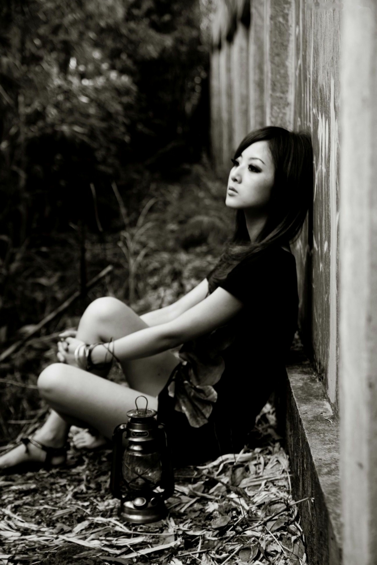 Gallery - 台湾正妹Mikako张凯洁黑白摄影写真_阳明山竹子湖唯美外拍_冷艳气质私房女神集锦台湾气质户外私房照冷艳 女神私房照_秀色女神 - image 74