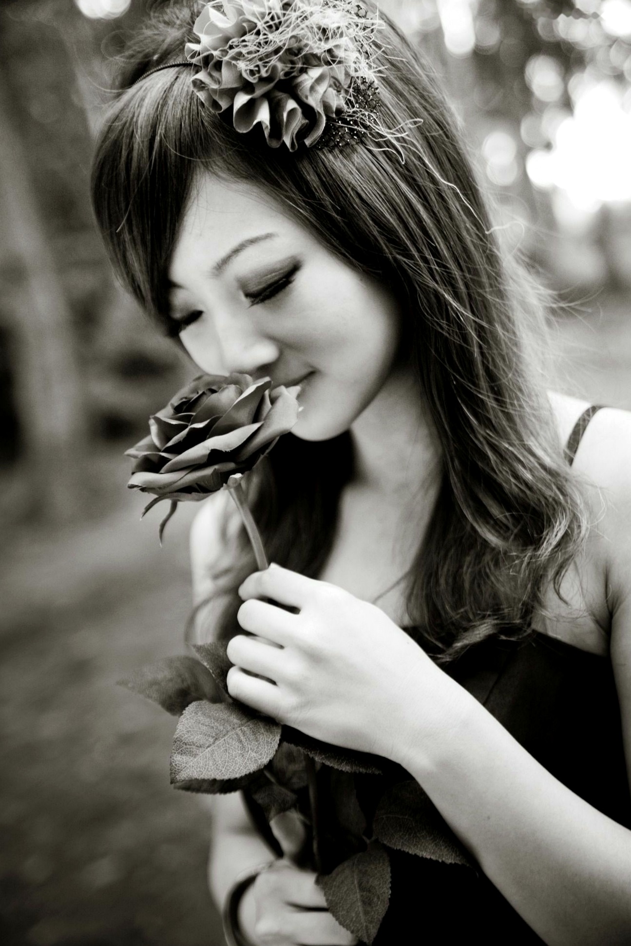 Gallery - 台湾正妹Mikako张凯洁黑白摄影写真_阳明山竹子湖唯美外拍_冷艳气质私房女神集锦台湾气质户外私房照冷艳 女神私房照_秀色女神 - image 115