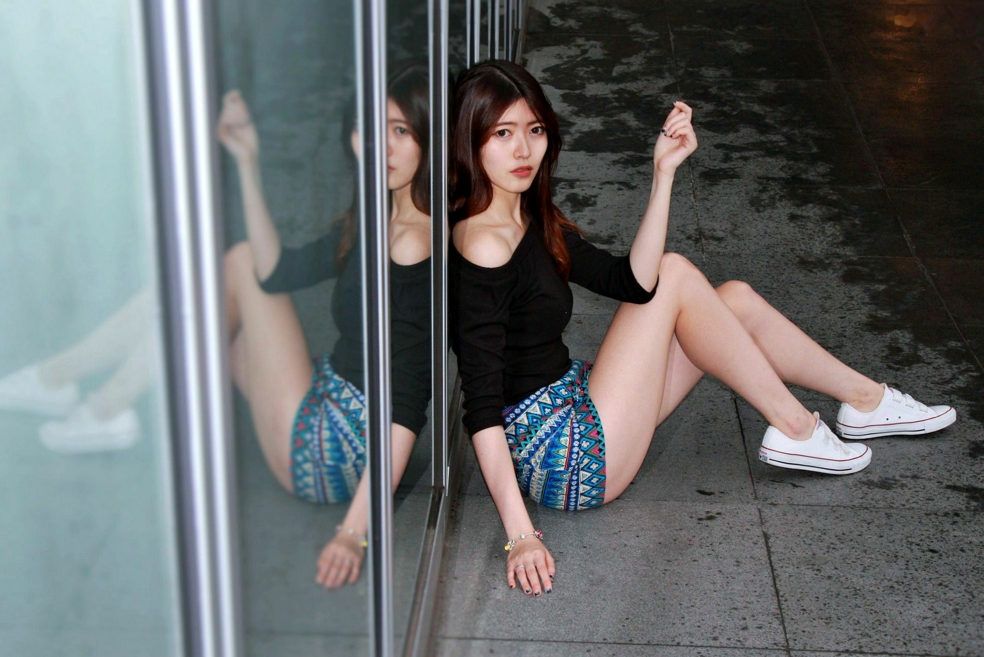 Gallery - 台湾正妹_ Brindy薛薛《板橋外拍》时尚街拍写真，演绎都市清纯邻家女神范儿[67P]台湾街拍清新气质美腿 女神私房照_秀色女神 - image 48