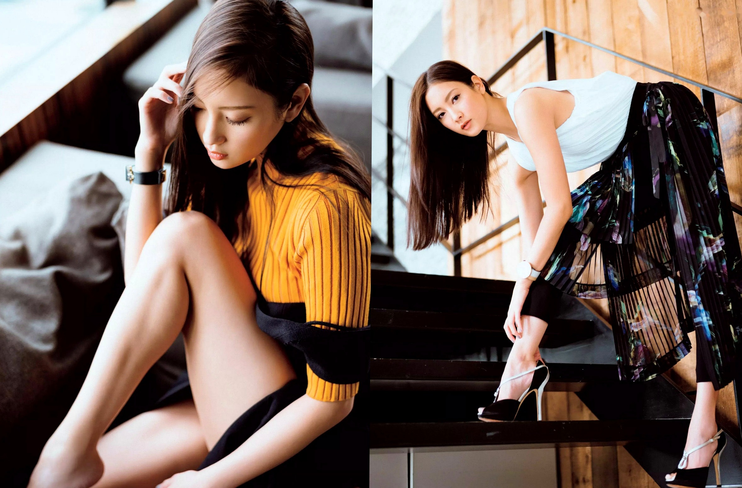 FLASH写真高清大片：菜菜绪、山本美忧、朝比奈彩、小林香菜，日系清纯诱惑与比基尼街拍合集