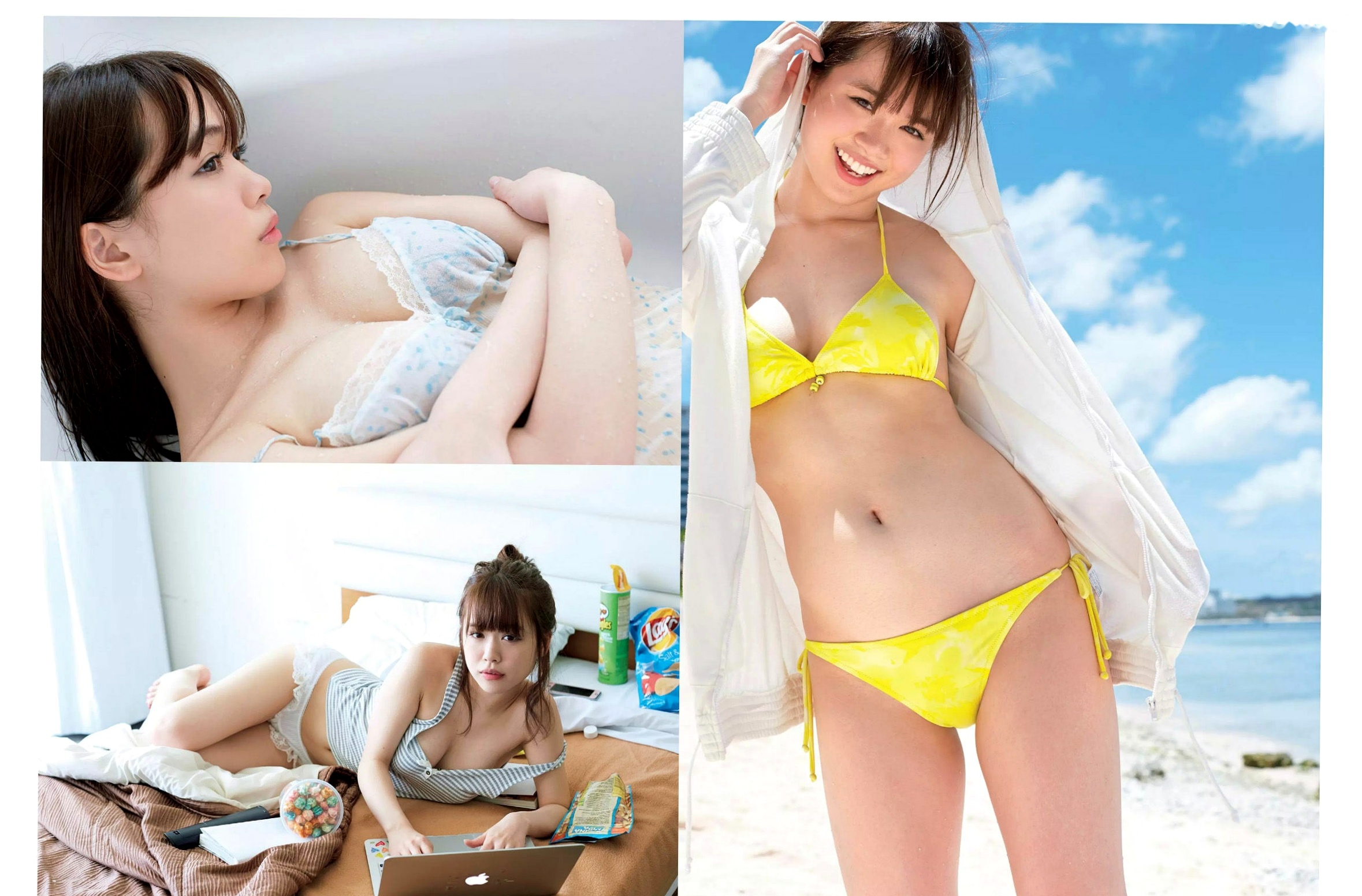 Gallery - FLASH杂志精选写真：柳ゆり菜、菅本裕子等众女神合辑 - 居家私房、泳装瑜伽、清纯诱惑 2017.06.27日本性感清纯女神私房照 女神私房照_秀色女神 - image 3