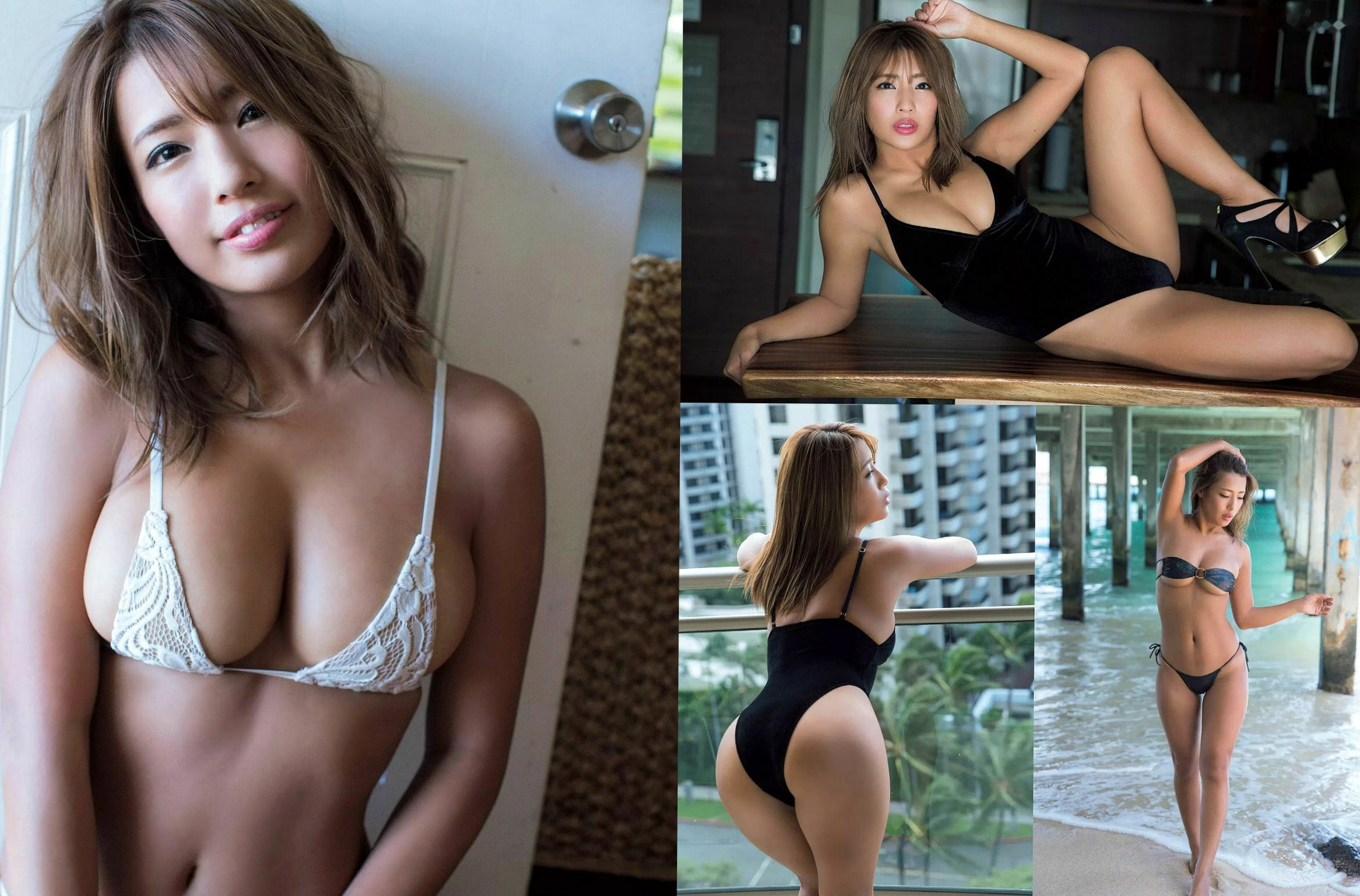 Gallery - FLASH杂志写真精选：桥本梨菜 佐藤圣罗 松川菜々花 武田あやな 柳瀬早纪 2018.03.20 日系比基尼清凉写真合集日本性感比基尼诱惑私房照 女神私房照_秀色女神 - image 1