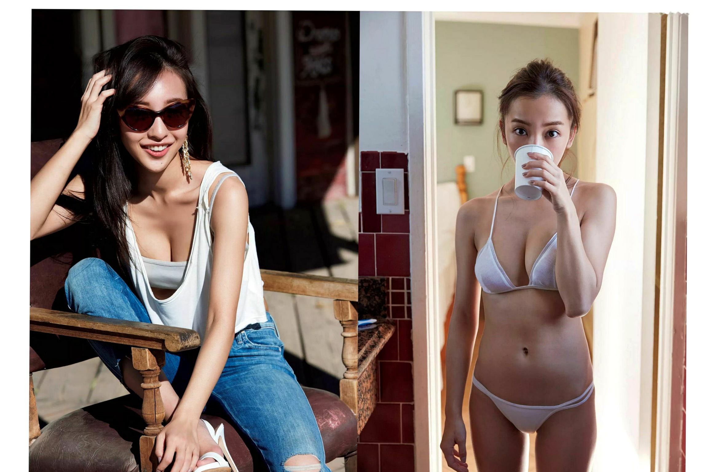 Gallery - FLASH杂志写真群星荟萃：山崎真实、板野友美、广濑爱丽丝、森咲智美等名模泳装私房实拍集日本性感比基尼诱惑女神 女神私房照_秀色女神 - image 7
