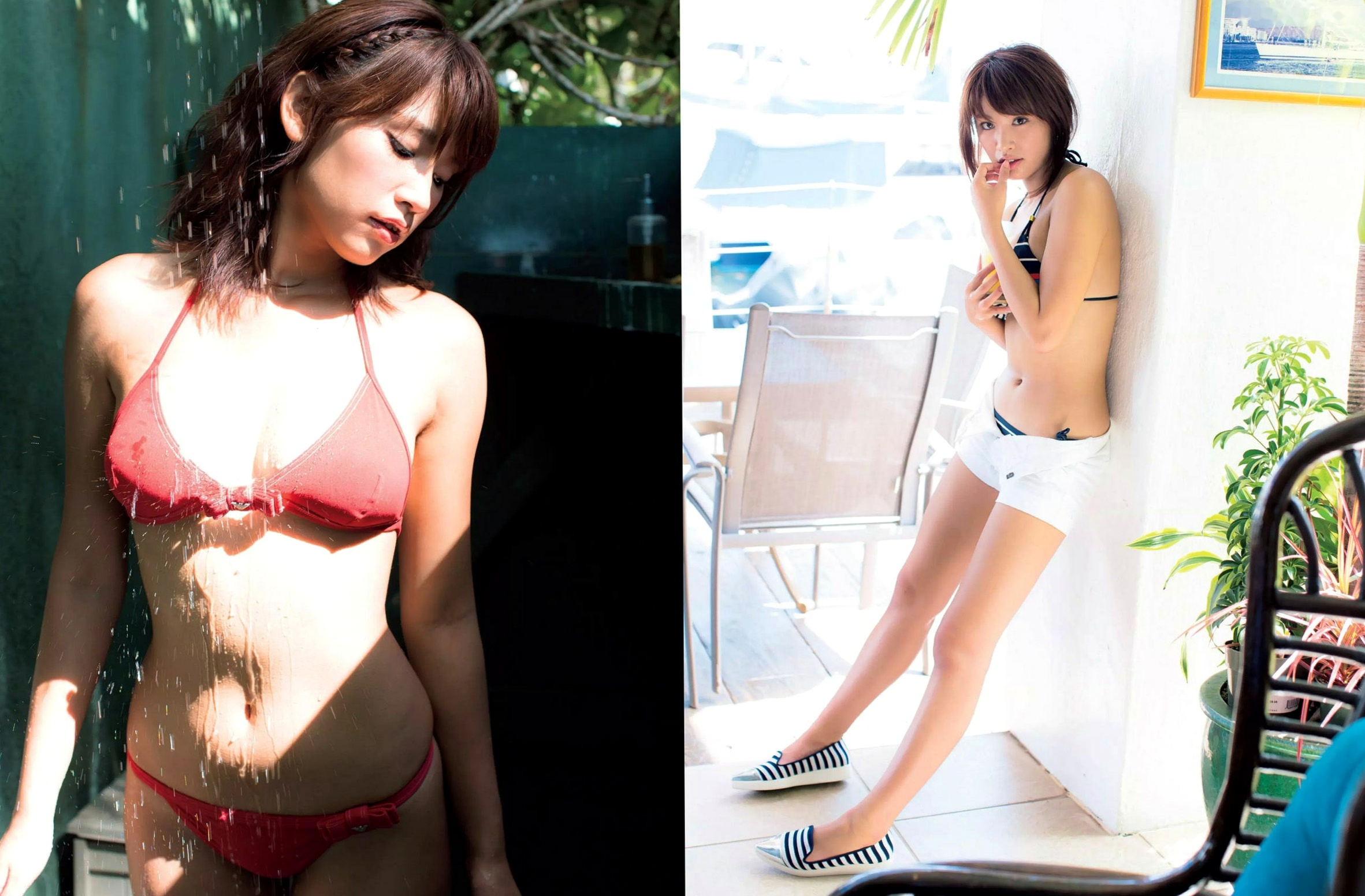 Gallery - FLASH杂志写真：久松郁实、矶山沙也加等当红日本女星与人气主播，海边比基尼与唯美私房写真集[21P]日本童颜巨乳比基尼性感气质 女神私房照_秀色女神 - image 2