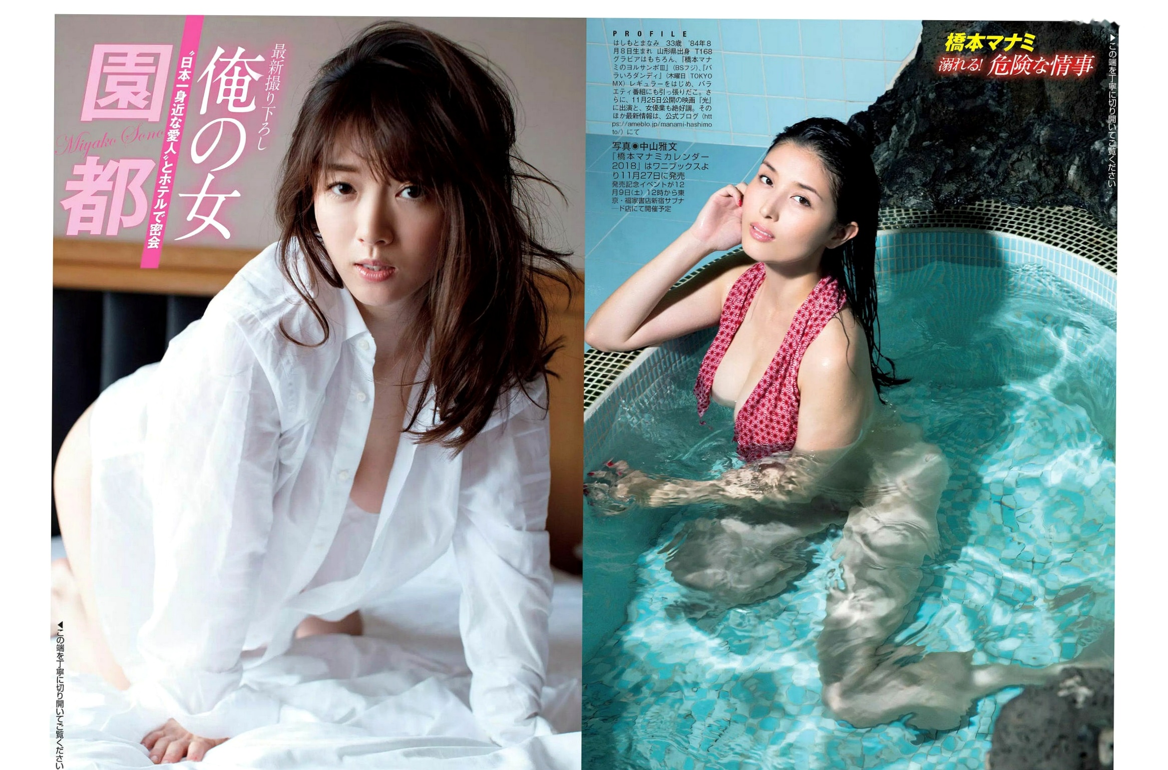 Gallery - FLASH杂志写真_桥本爱实/白间美瑠等五位日本女星-私房内衣诱惑与泳装性感大片_2017.11.28日本性感诱惑比基尼内衣 女神私房照_秀色女神 - image 8