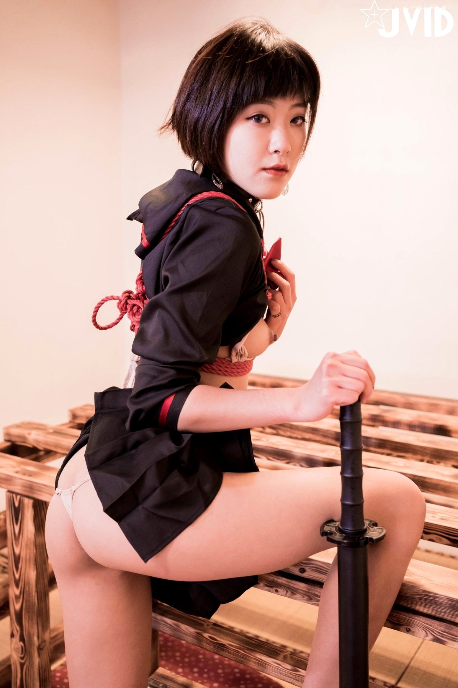 Gallery - JVID-酸猫妹妹与Maya-19岁少女的饲育日记-大尺度角色扮演绳艺束缚与制服私房照JVID大尺度角色扮演制服私房照 女神私房照_秀色女神 - image 12