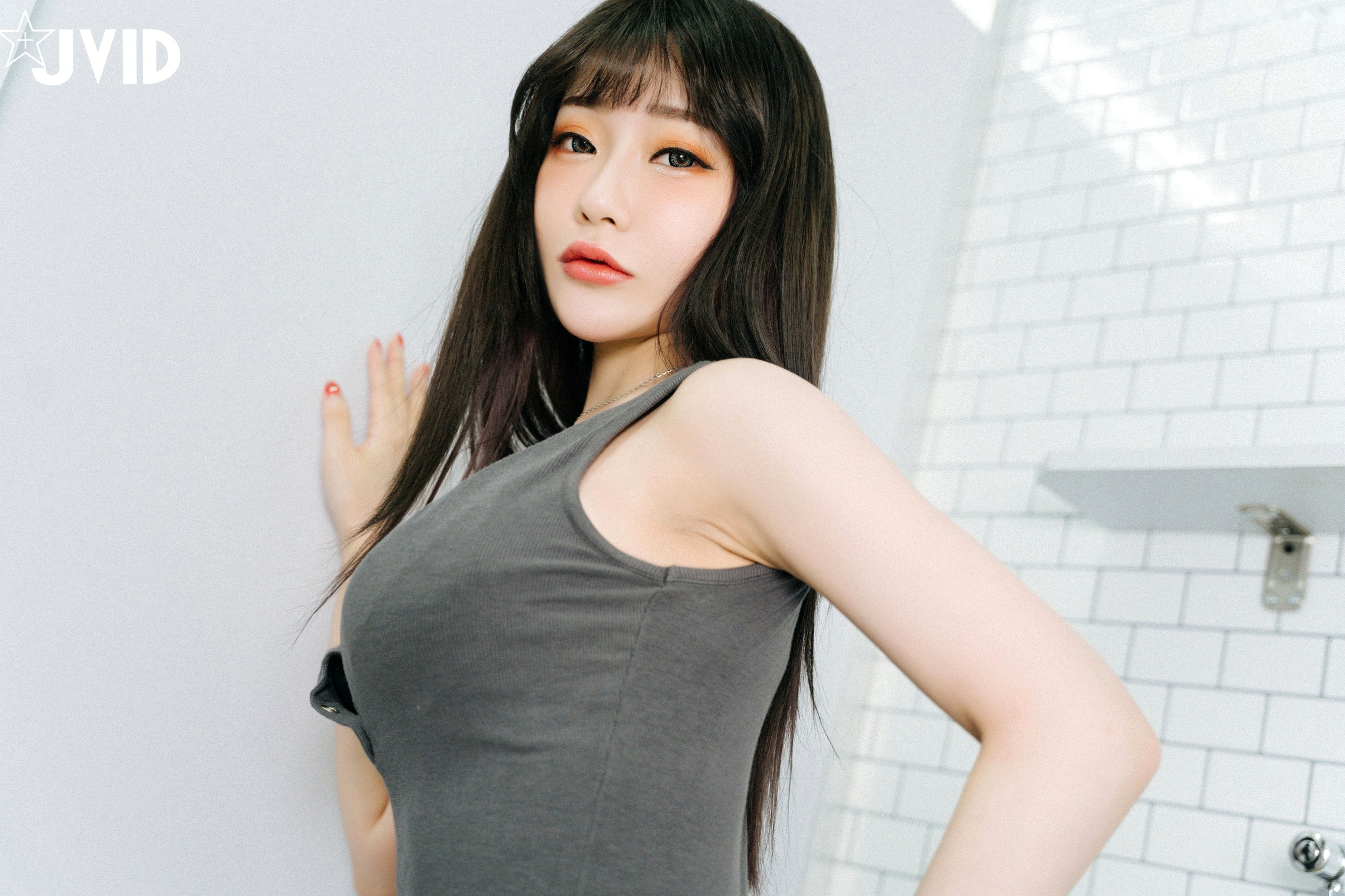 Gallery - JVID-璃奈酱-Rina-公厕场景极致诱惑-大尺度私房写真-都市传说风-巨乳御姐性感诱惑私房照大尺度JVID 女神私房照_秀色女神 - image 2