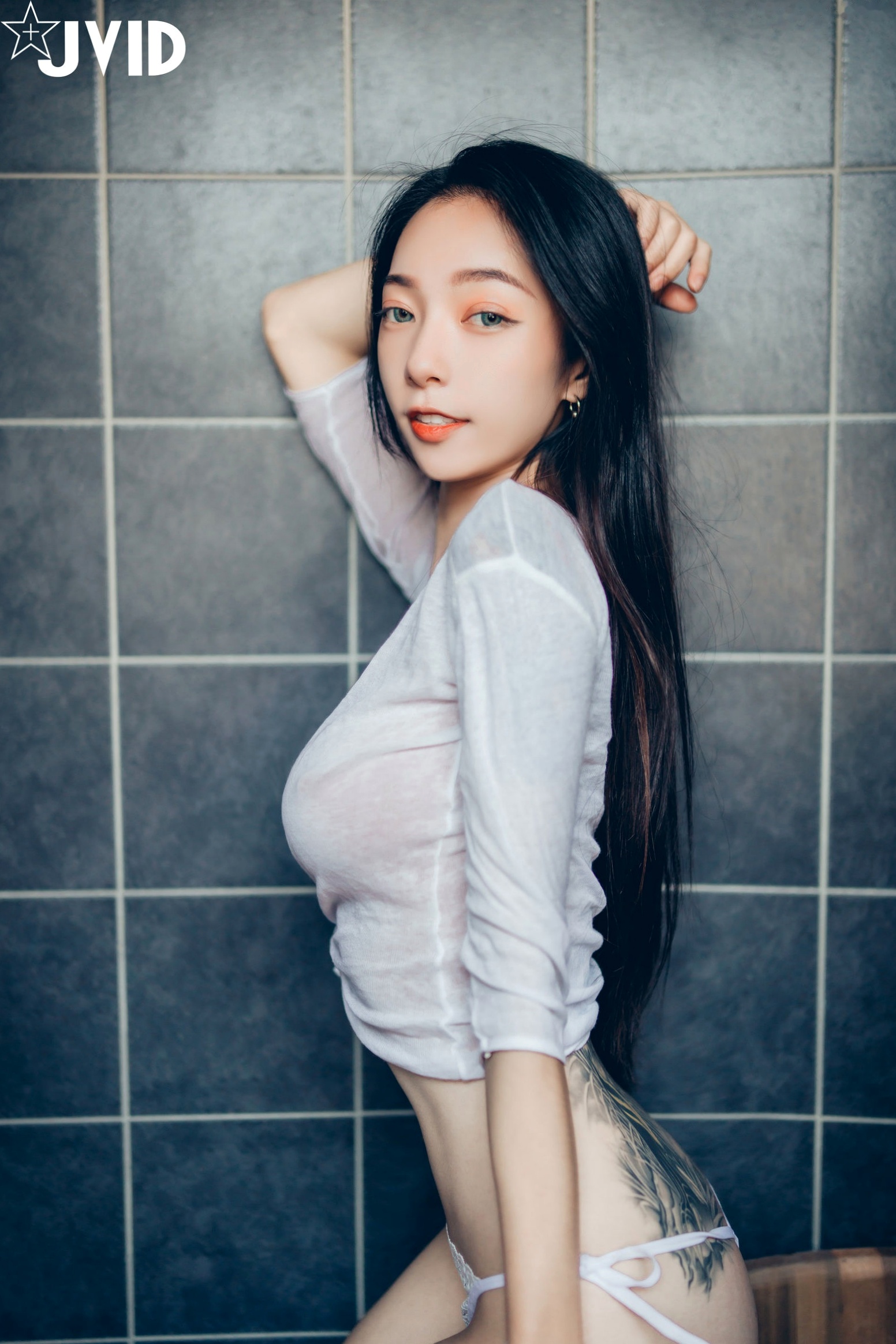 Gallery - JVID模特 - model飘飘：日式和风私房写真，性感浴衣与个性纹身演绎极致女神魅力JVID性感诱惑女神内衣 女神私房照_秀色女神 - image 18