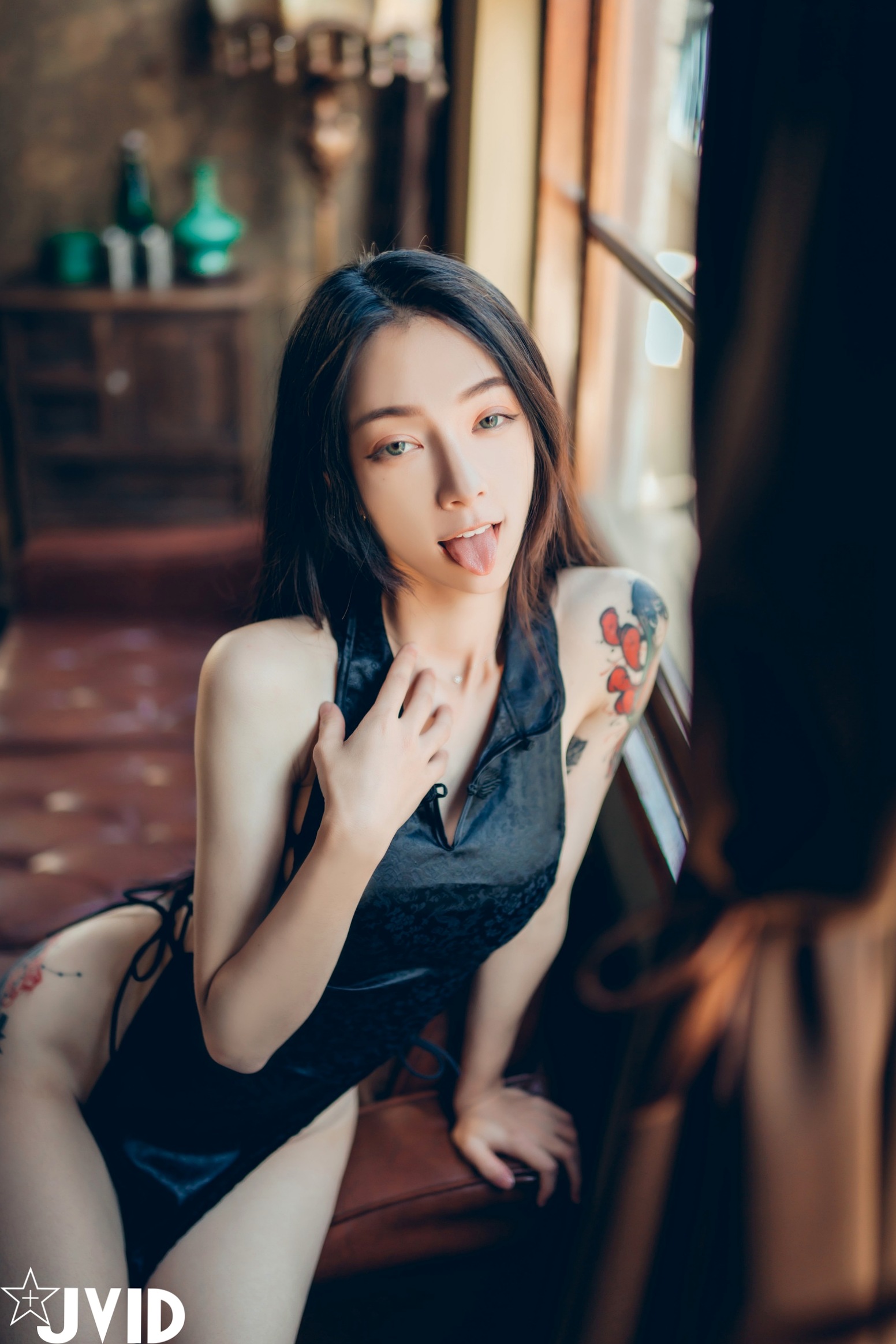 Gallery - JVID模特 - model飘飘：日式和风私房写真，性感浴衣与个性纹身演绎极致女神魅力JVID性感诱惑女神内衣 女神私房照_秀色女神 - image 39