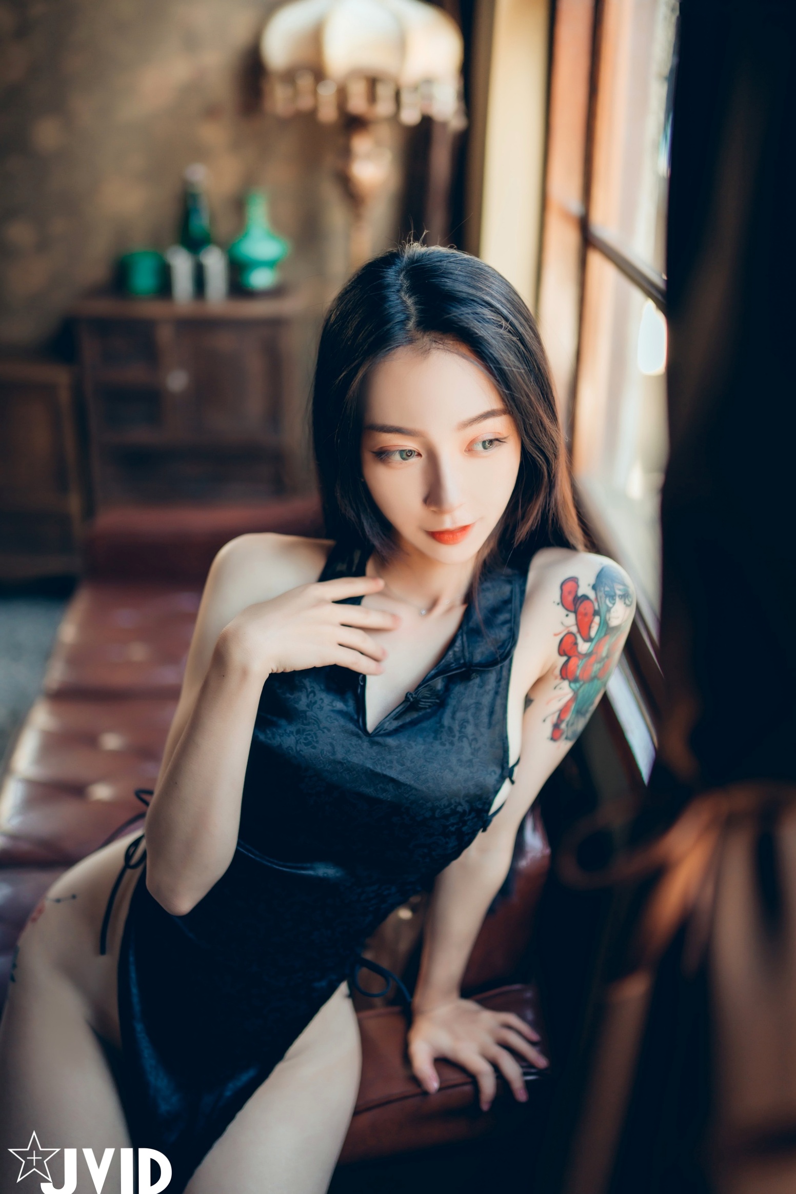 Gallery - JVID模特 - model飘飘：日式和风私房写真，性感浴衣与个性纹身演绎极致女神魅力JVID性感诱惑女神内衣 女神私房照_秀色女神 - image 42
