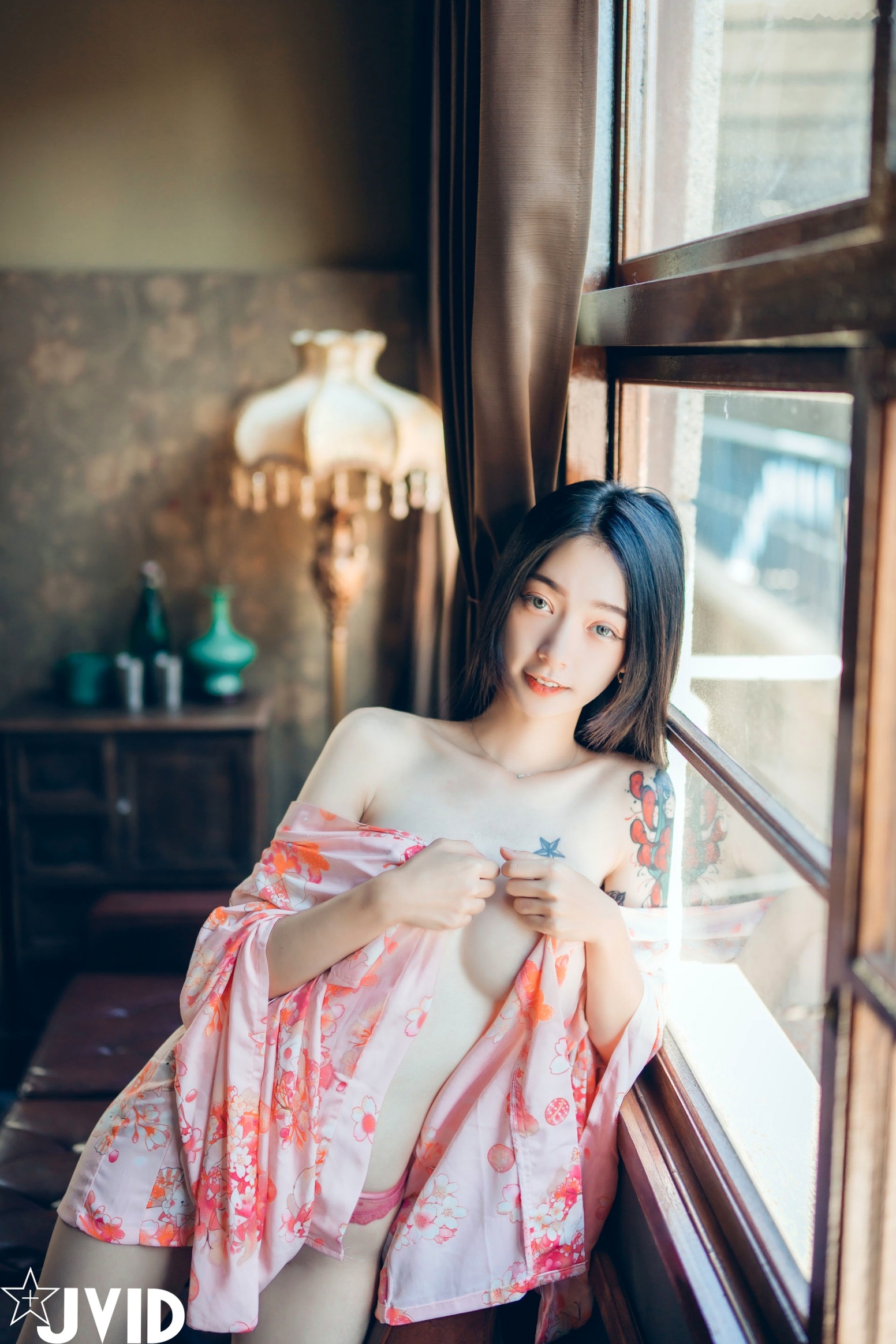 Gallery - JVID模特 - model飘飘：日式和风私房写真，性感浴衣与个性纹身演绎极致女神魅力JVID性感诱惑女神内衣 女神私房照_秀色女神 - image 65