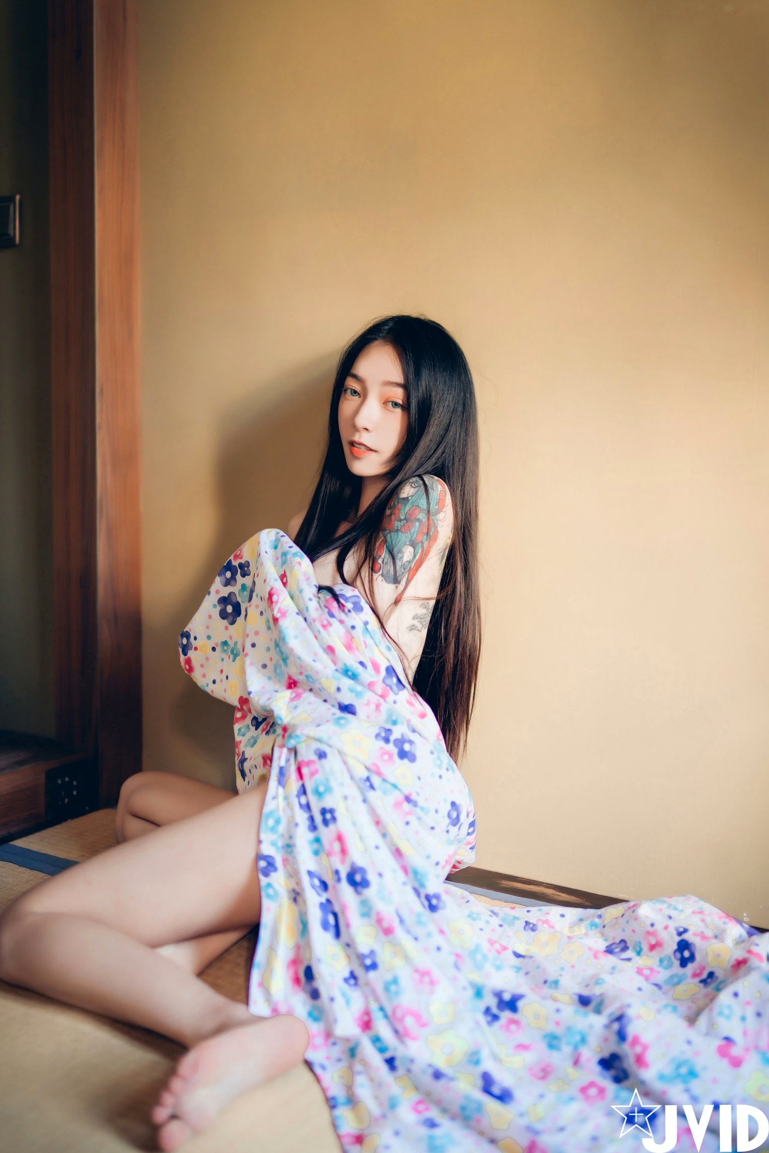 Gallery - JVID模特 - model飘飘：日式和风私房写真，性感浴衣与个性纹身演绎极致女神魅力JVID性感诱惑女神内衣 女神私房照_秀色女神 - image 88