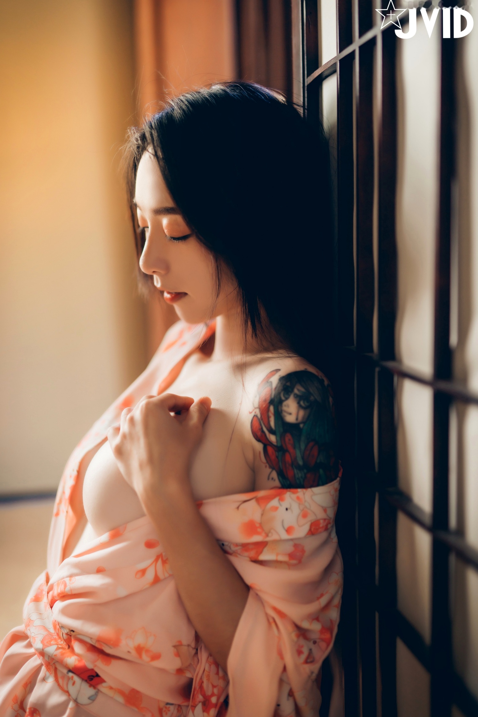 Gallery - JVID模特 - model飘飘：日式和风私房写真，性感浴衣与个性纹身演绎极致女神魅力JVID性感诱惑女神内衣 女神私房照_秀色女神 - image 100